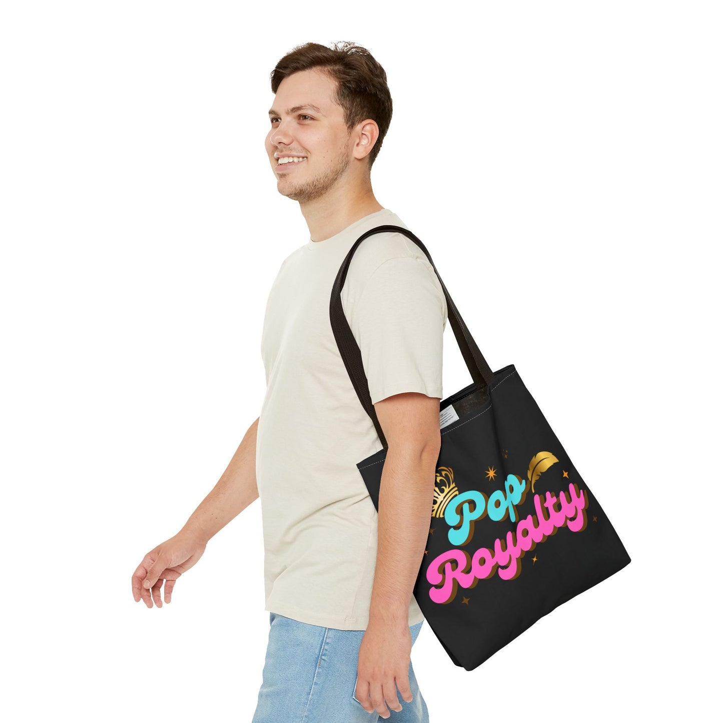 Pop Royalty – Nostalgic Music Tote - Mixtape Hearts