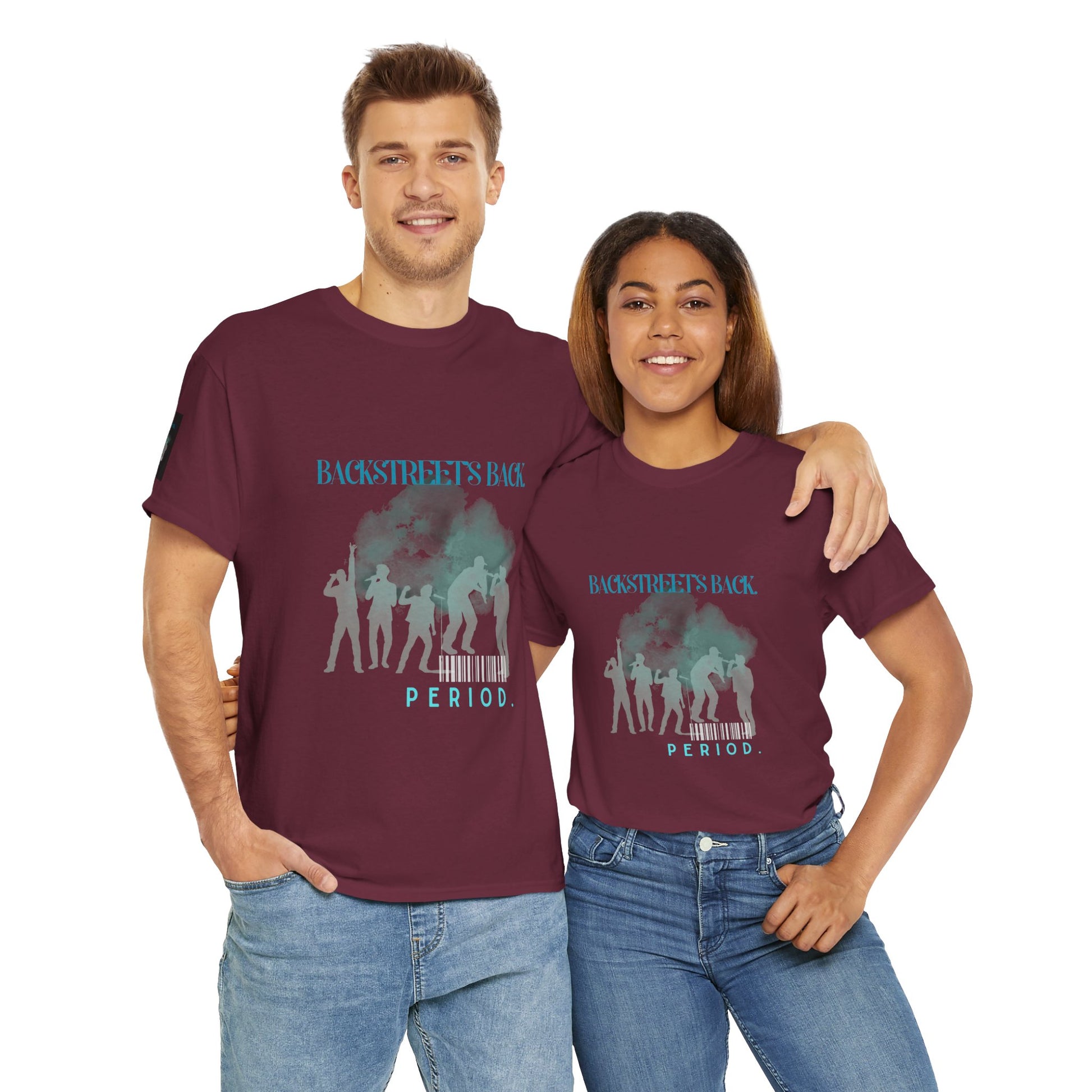 90s Pop Nostalgia Unisex Tee - Backstreet's Back Design - Mixtape Hearts