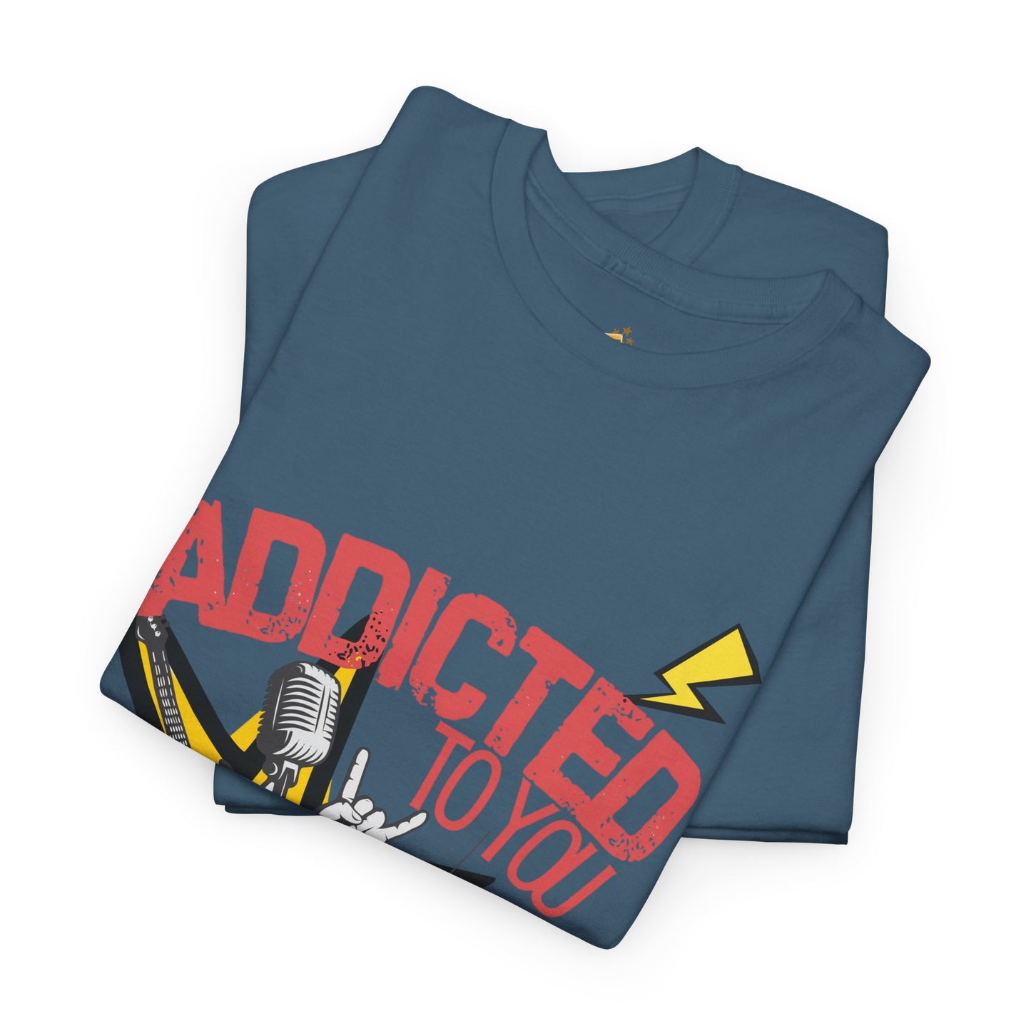 "Addicted to You" – Sad Songs & Soft Cotton Tee | Casual Graphic Tee, Gift for Music Lovers, Trendy Streetwear, Comfortable Everyday Wear, [...] - Mixtape Hearts