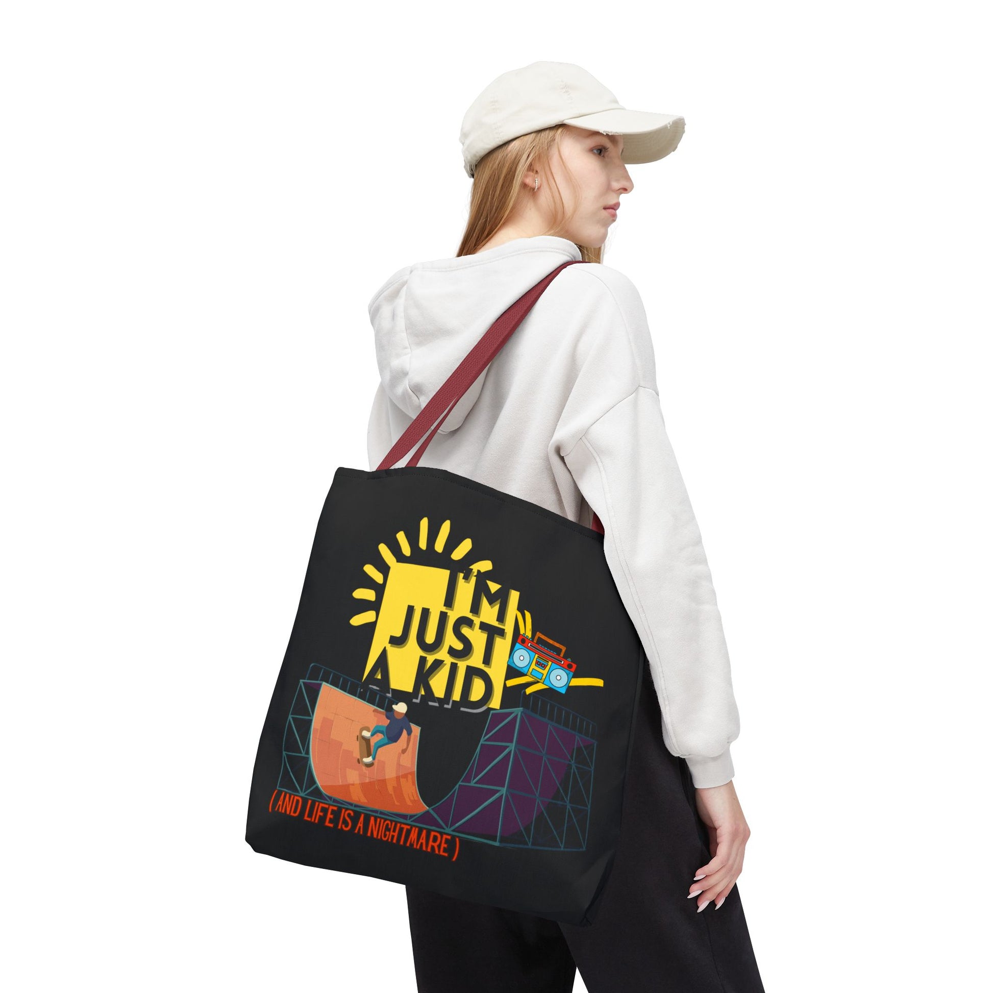 “I’m Just a Kid” Emotional Baggage Tote - Mixtape Hearts