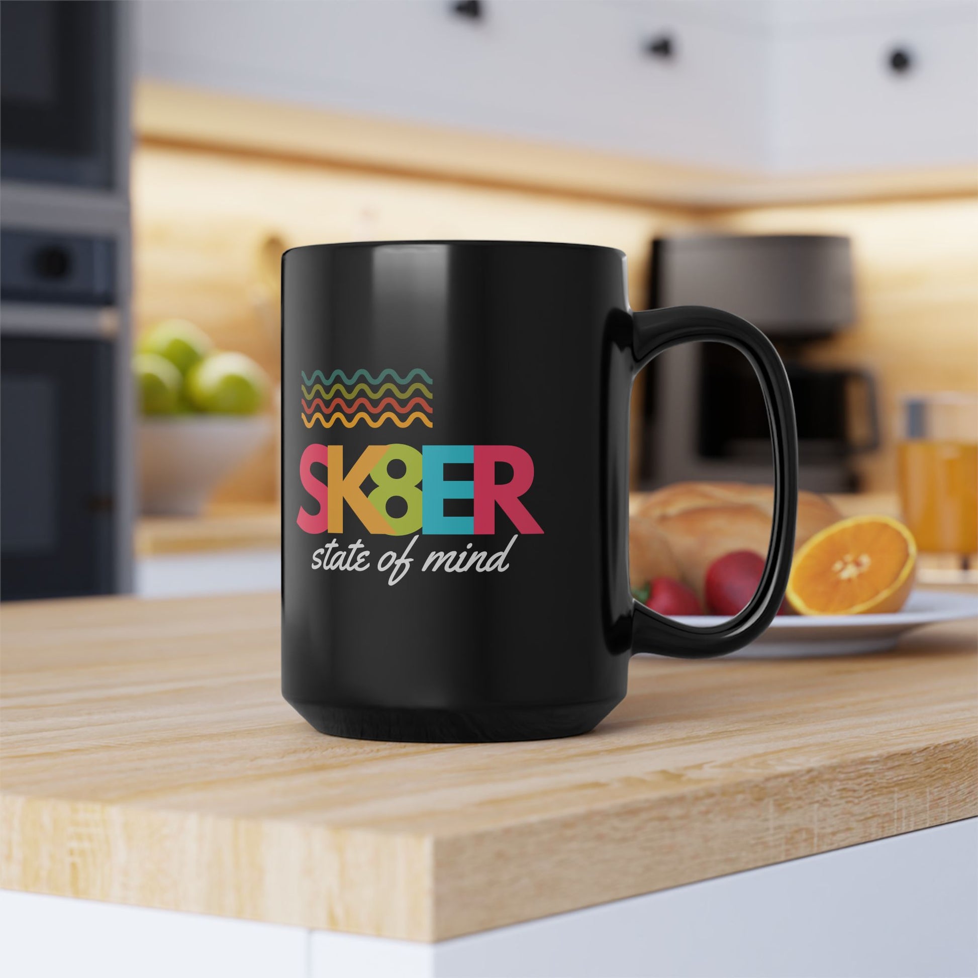 Sk8er State of Mind – Alt Energy Coffee Mug – Y2K Scene Girl Mug– Retro Music Lover Mug- Perfect Gift for Music Lovers, Coffee Enthusiasts, Rock Music Fans, Birthday, Valentine's Day, Home Office Decor - Mixtape Hearts