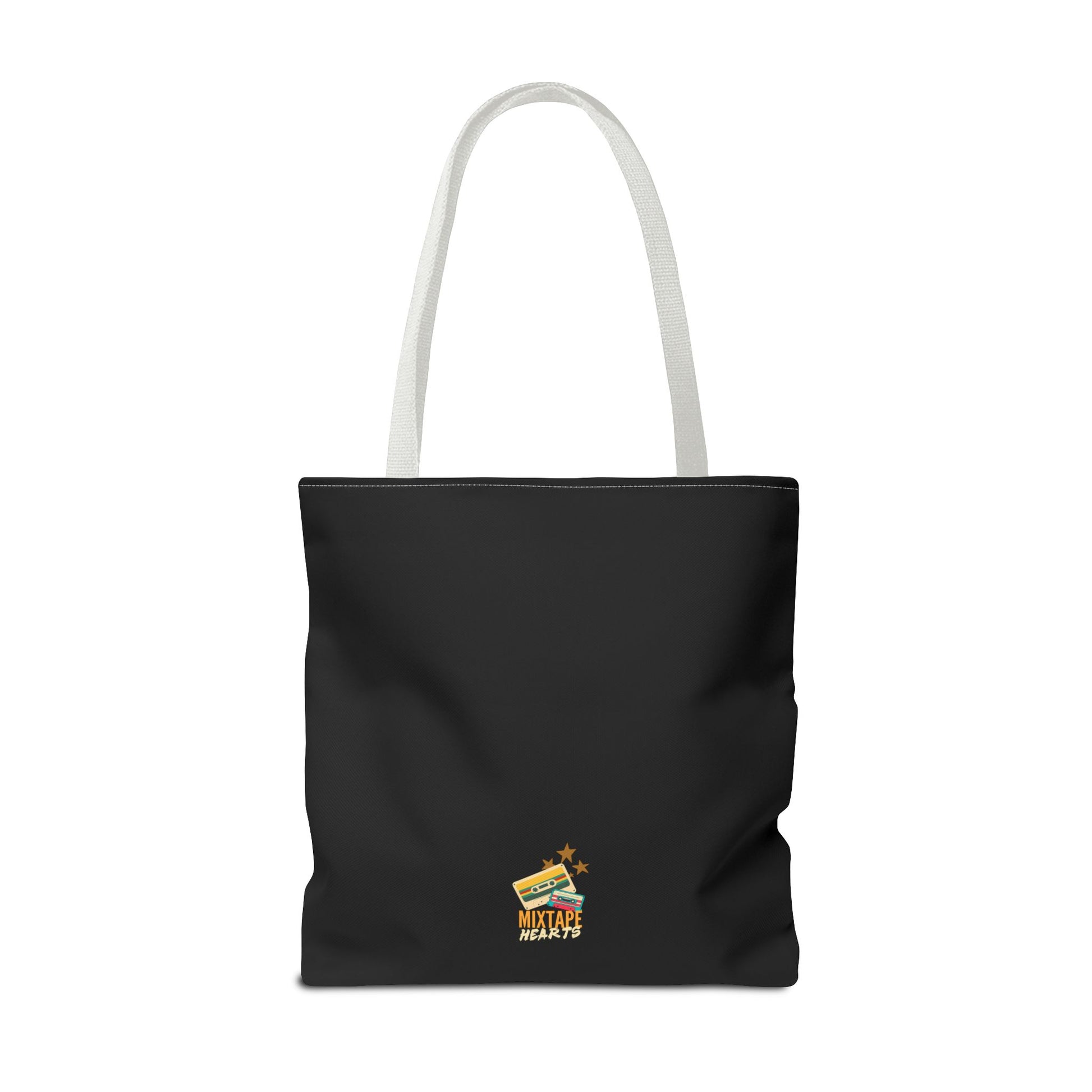 "Addicted to You" – Emotional Baggage Carry-All Tote, Music Lover Gift, Rock & Roll Style, Concert Tote, Gift for Him/Her, Festival Essentials - Mixtape Hearts