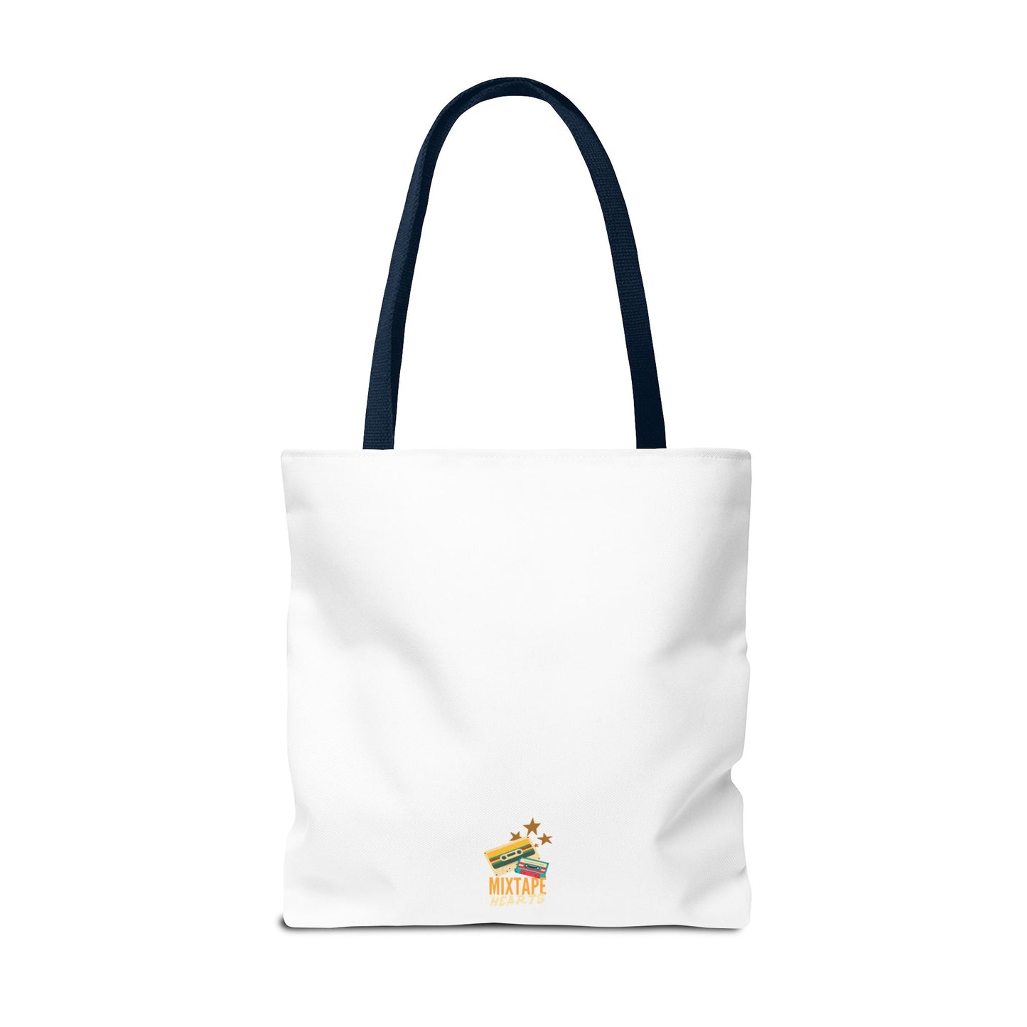 Too Many Posters, Not Enough Wall – Fangirl Era Tote Bag - AOP, Fun and Stylish, Perfect for Music Lovers, Gift for Friends, Everyday Use, Beach Bag, Eco-Friendly - Mixtape Hearts