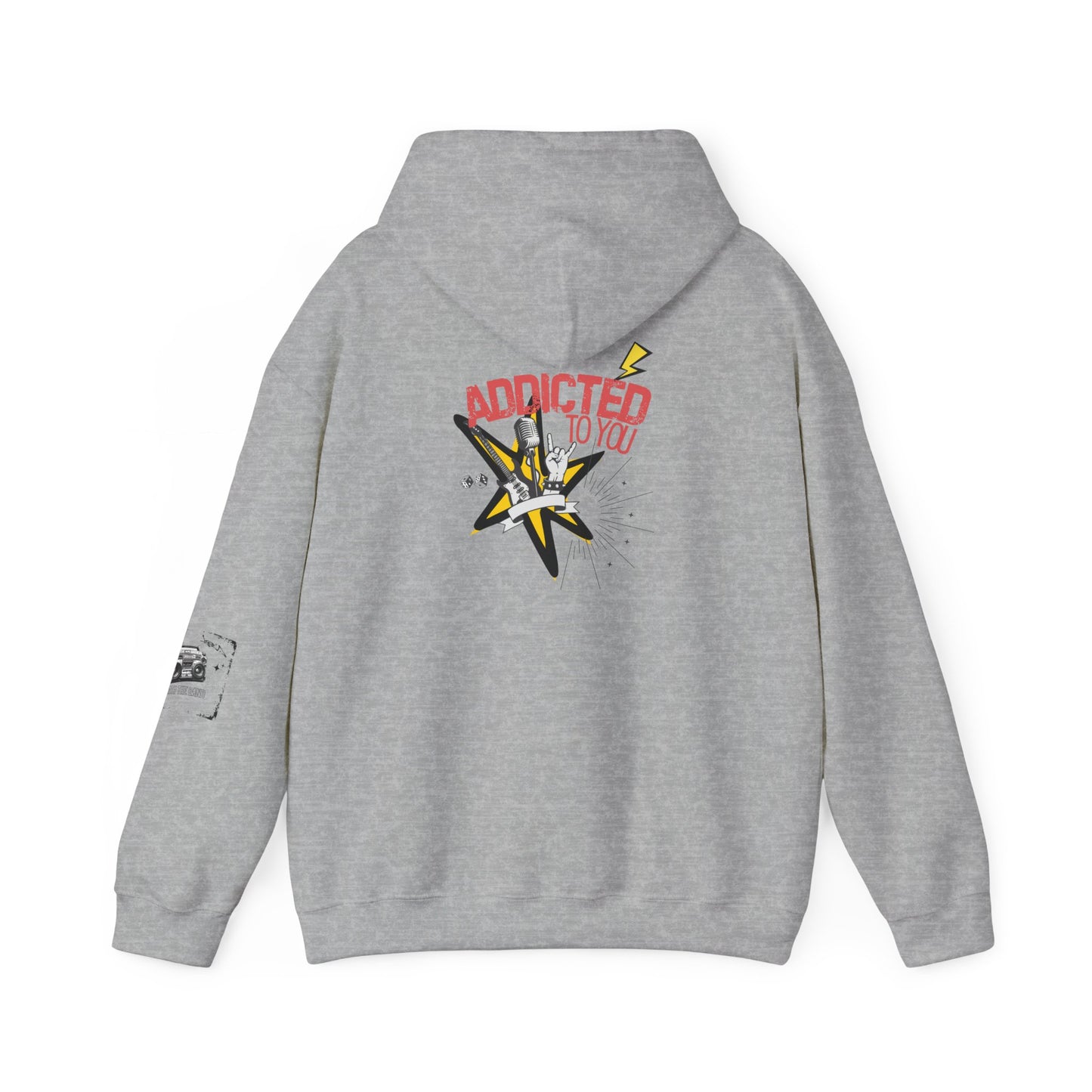 "Addicted to You" – Hoodie for the Lovesick & Lyrical - Addicted to You, Cute Gift for Her, Stylish Streetwear, Cozy Layering Piece, Unique Graphic Hoodie