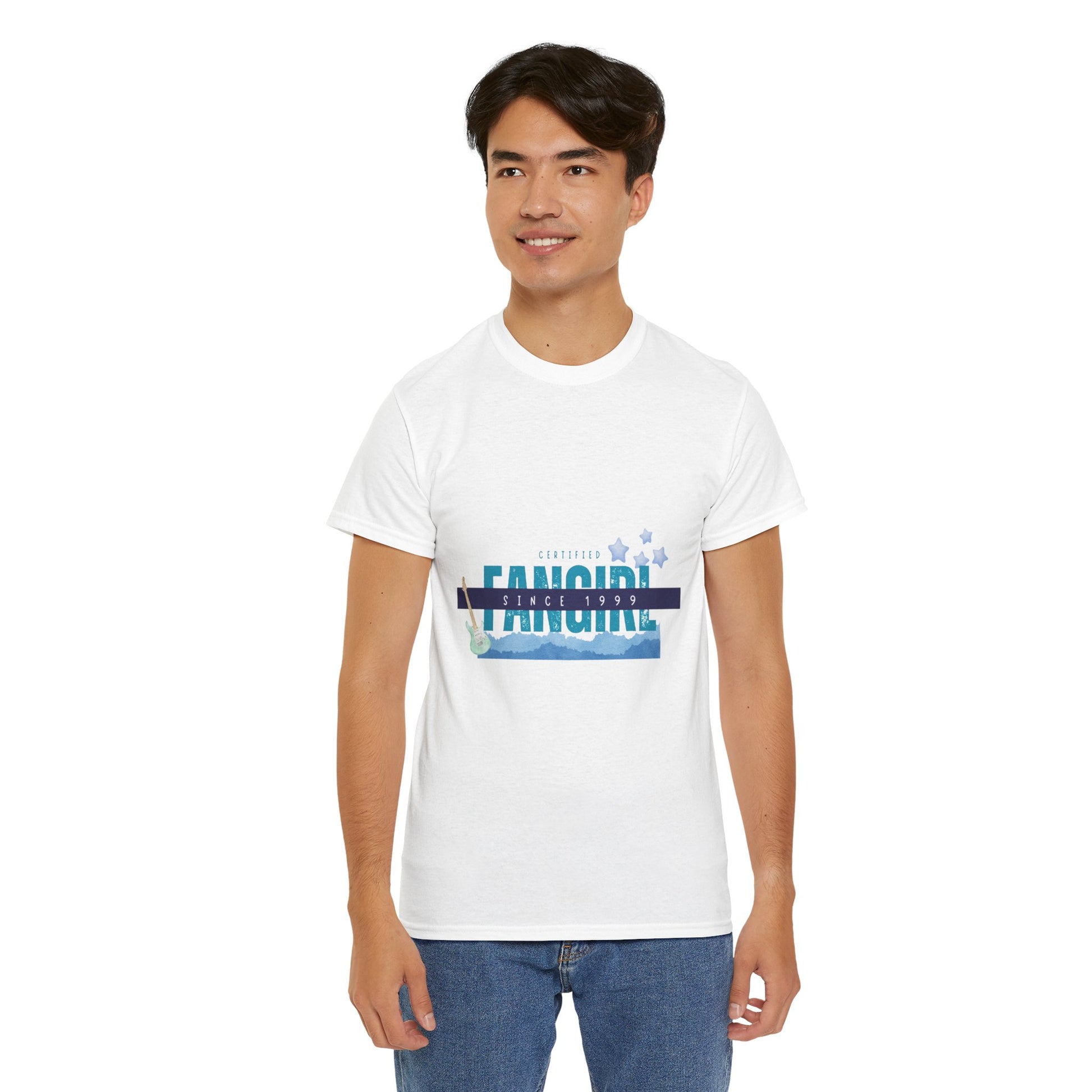 Certified Fangirl Since 1999 – Retro Pop Music Tee, Casual Tee, Graphic T-Shirt, Gift for Fans, Summer Wear, Everyday Comfort - Mixtape Hearts