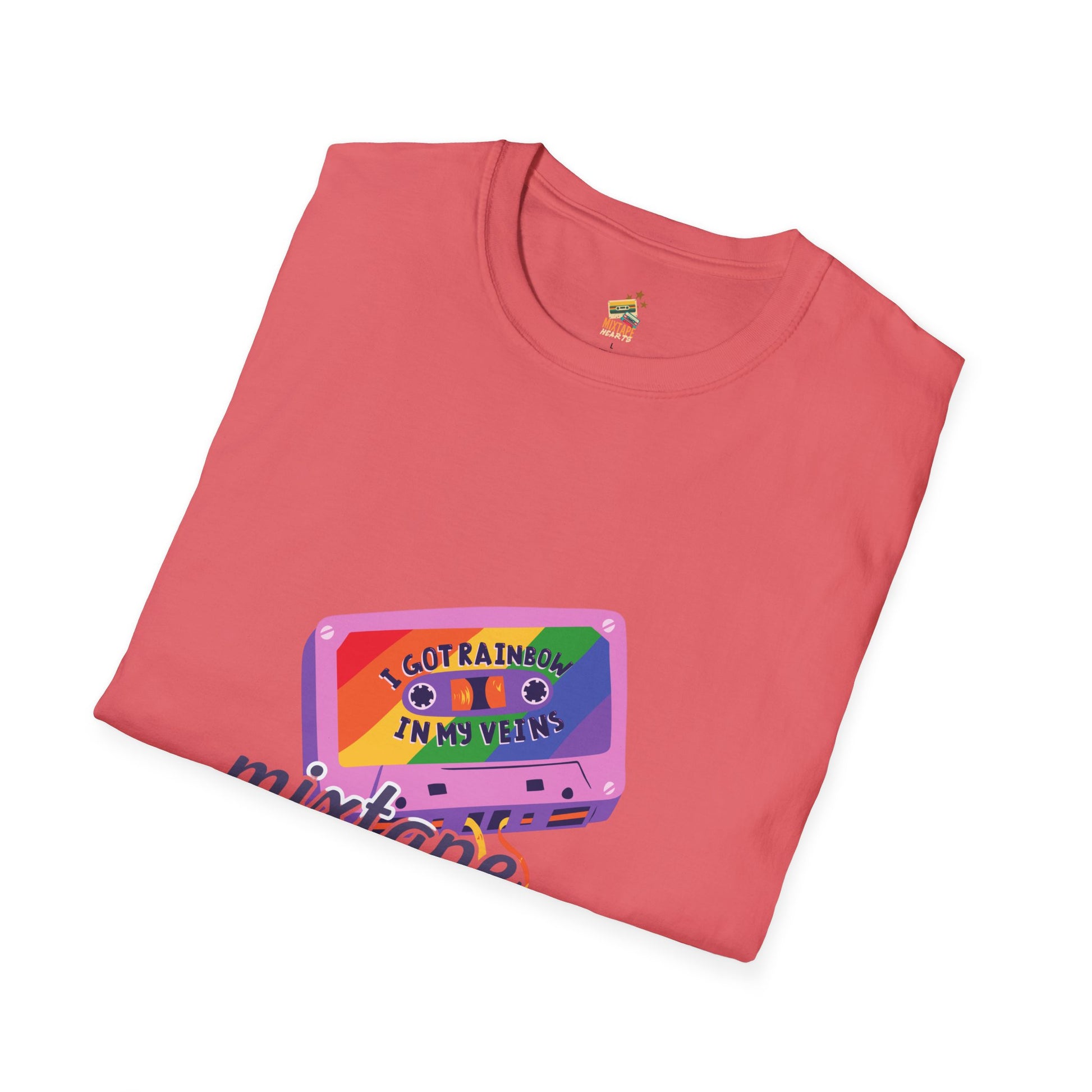 Raised on Boybands & Burnt CDs – Unisex T-Shirt– 90s Nostalgia Unisex Tee| Gift for Walkman Fans, Vintage Style Tee, Casual Wear, Concert Outfit, Unisex Apparel - Mixtape Hearts