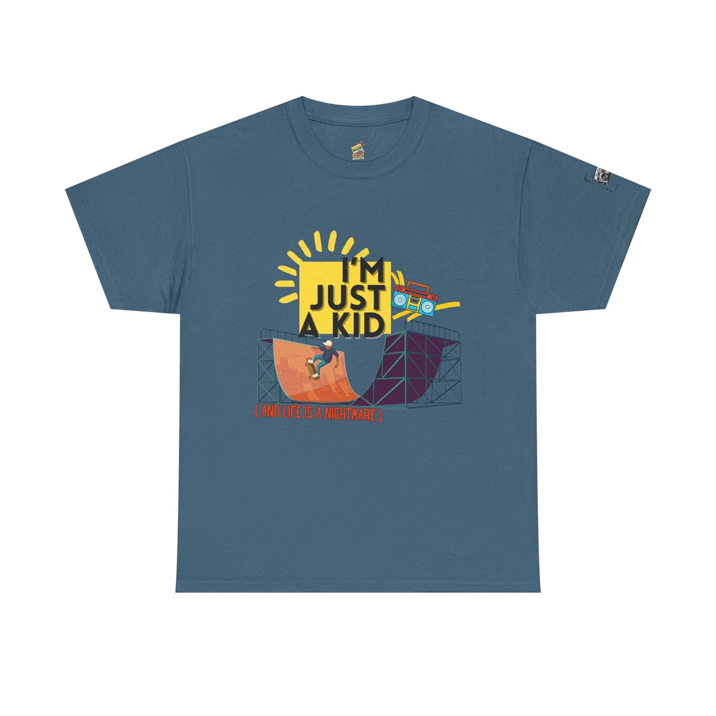 “I’m Just a Kid” – 90s Pop Punk Throwback Tee - Perfect for Concerts, Parties, Casual Wear, Outdoor Activities, Gifts - Mixtape Hearts