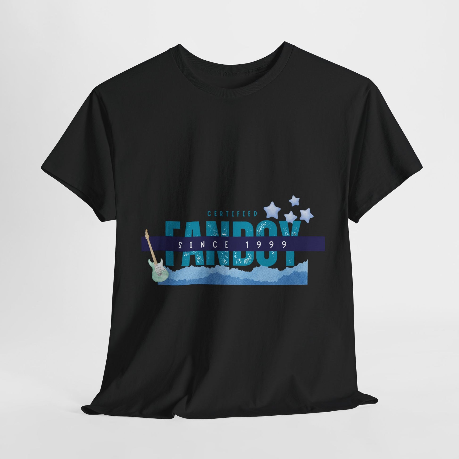 Certified Fanboy Since 1999 – Retro Pop Music Tee, Casual Tee, Graphic T-Shirt, Gift for Fans, Summer Wear, Everyday Comfort - Mixtape Hearts