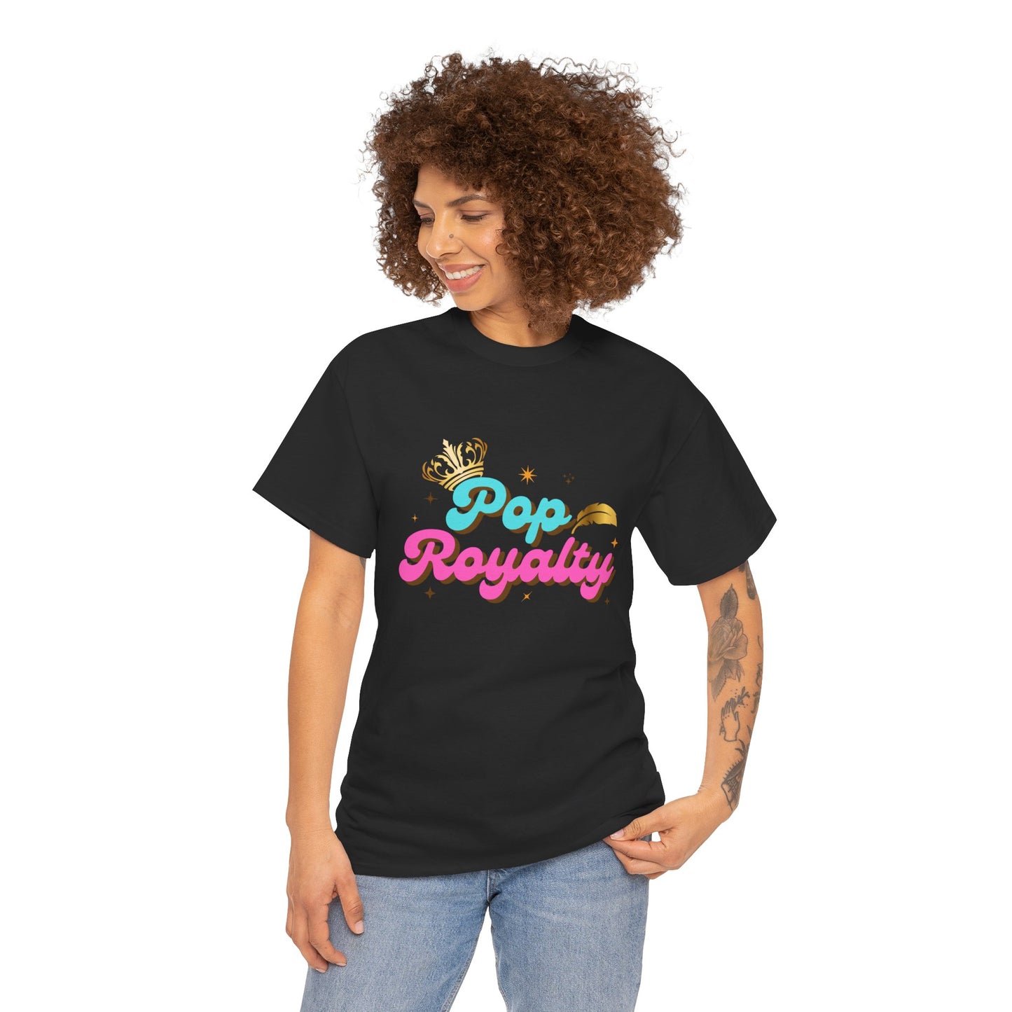 Pop Royalty – Unisex T-Shirt, Retro Pop Music Tee, Casual Tee, Graphic T-Shirt, Gift for Fans, Summer Wear, Everyday Comfort