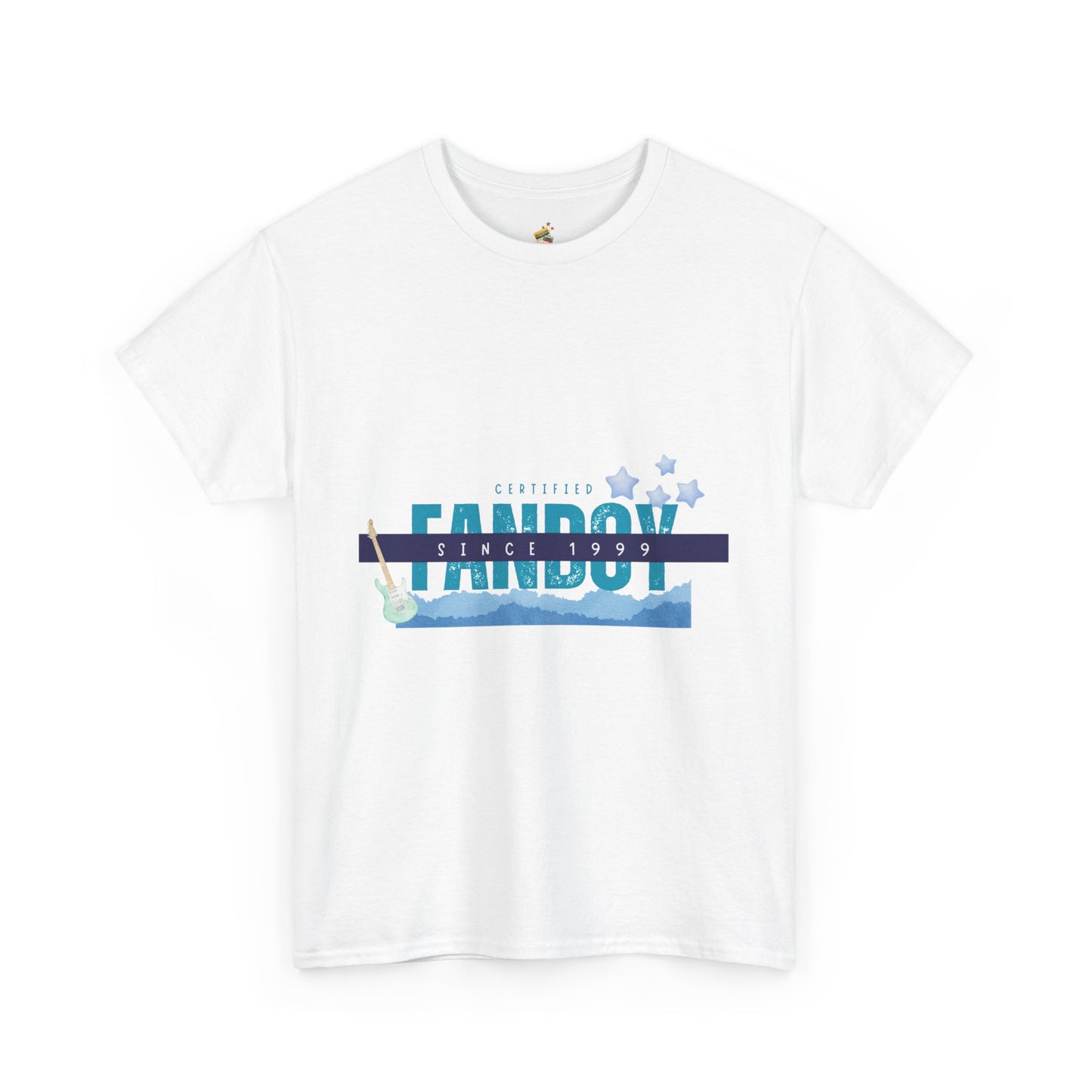 Certified Fanboy Since 1999 – Retro Pop Music Tee, Casual Tee, Graphic T-Shirt, Gift for Fans, Summer Wear, Everyday Comfort - Mixtape Hearts