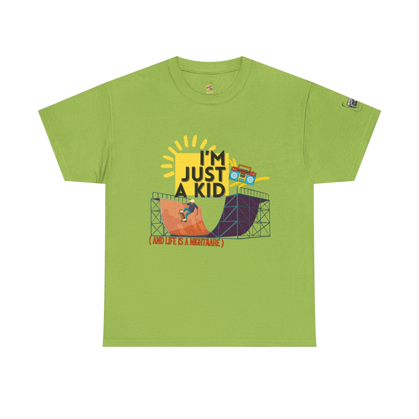 “I’m Just a Kid” – 90s Pop Punk Throwback Tee - Perfect for Concerts, Parties, Casual Wear, Outdoor Activities, Gifts - Mixtape Hearts