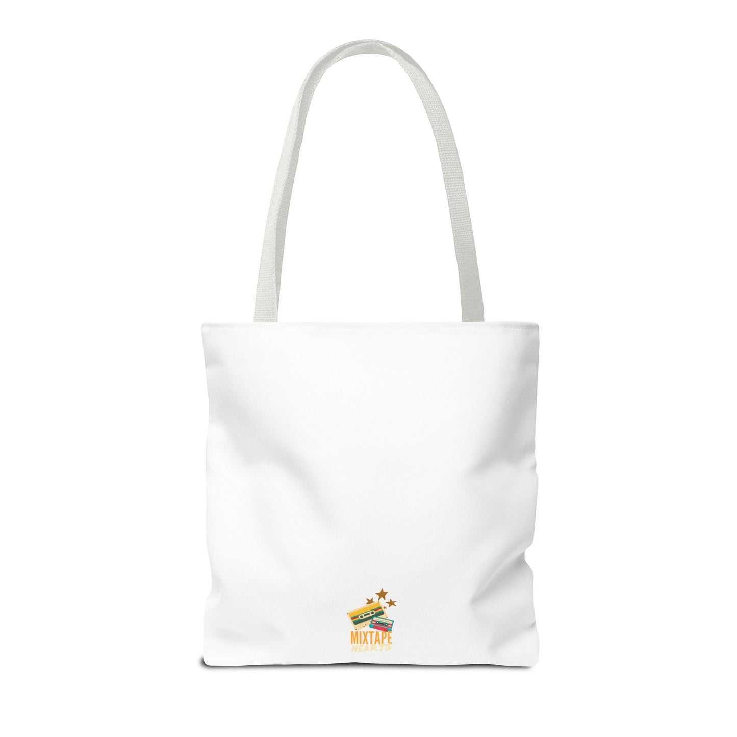 Too Many Posters, Not Enough Wall – Fangirl Era Tote Bag - AOP, Fun and Stylish, Perfect for Music Lovers, Gift for Friends, Everyday Use, Beach Bag, Eco-Friendly - Mixtape Hearts