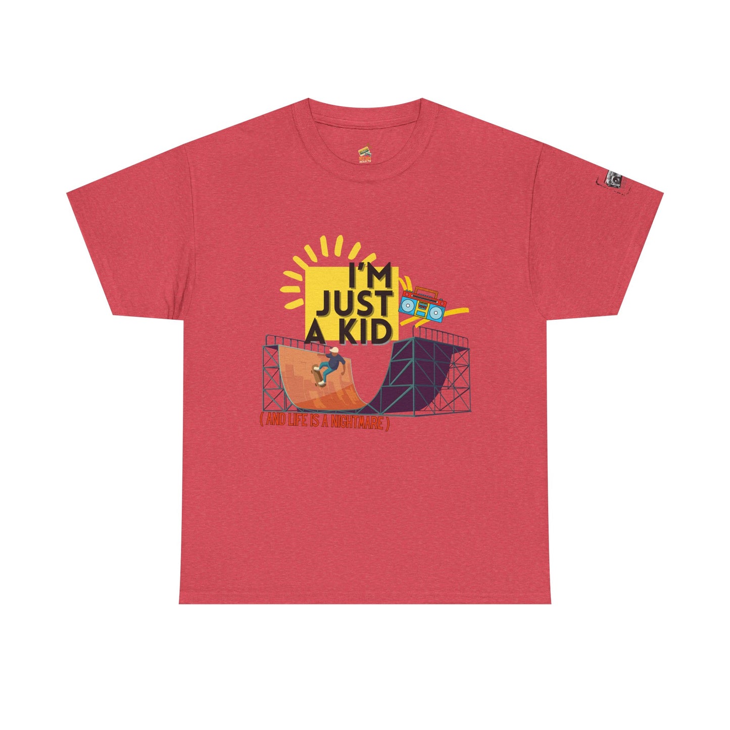 “I’m Just a Kid” – 90s Pop Punk Throwback Tee - Perfect for Concerts, Parties, Casual Wear, Outdoor Activities, Gifts - Mixtape Hearts