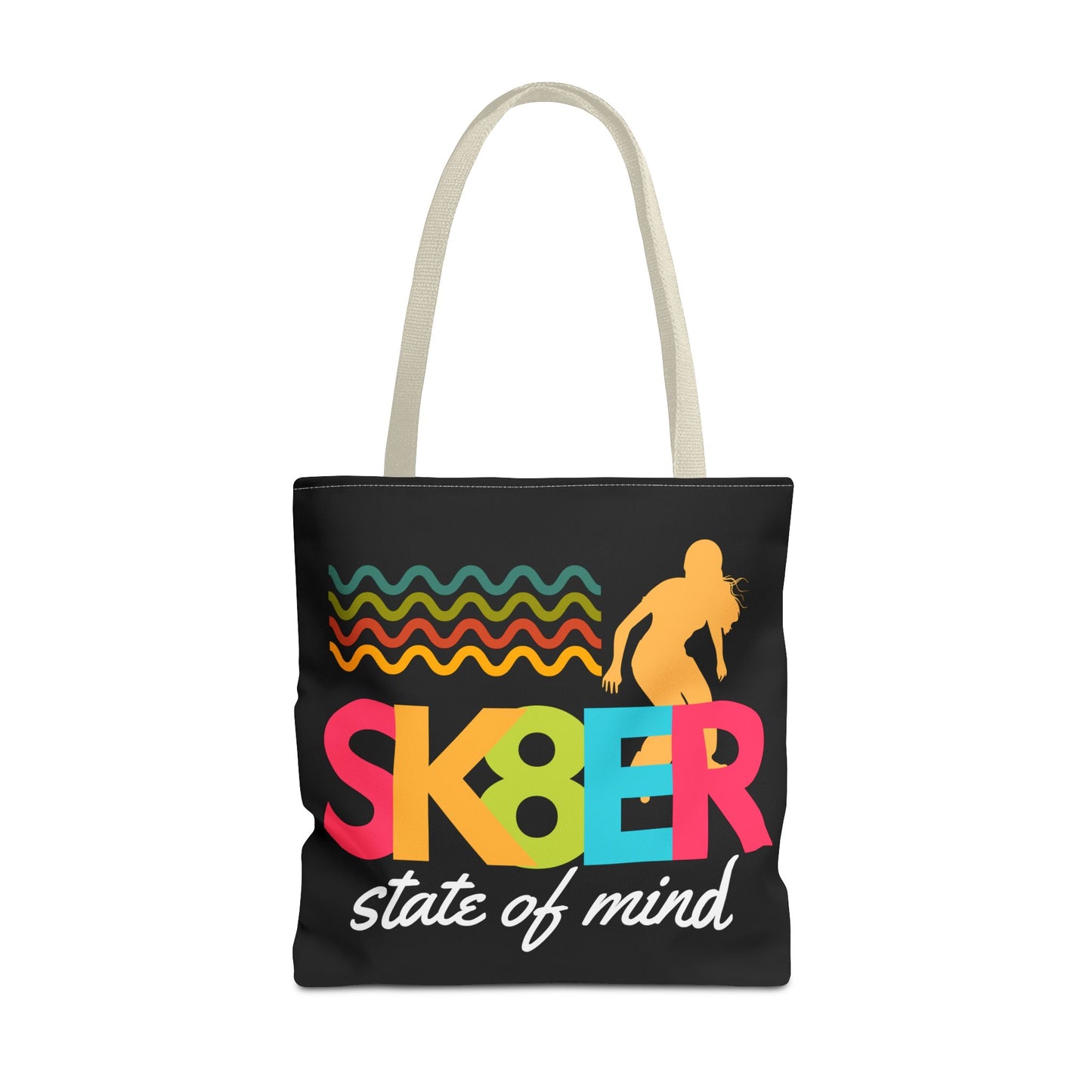 Sk8er State of Mind – Skatecore Tote Bag– Loud & Cute Tote Bag – Emotional Era Tote Bag– Retro Music Tote – Pop Music Tote Bag – Nostalgic Music Tote - Mixtape Hearts