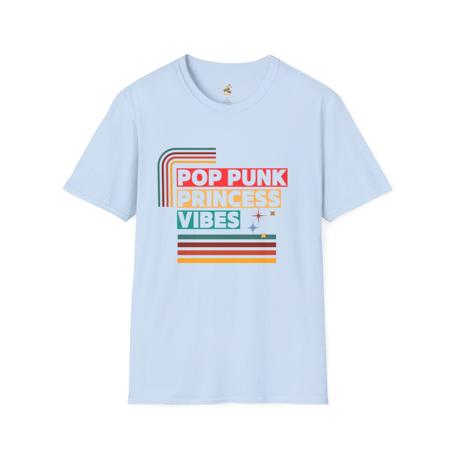 Pop Punk Princess Vibes – Graphic Tee for Alt Girls– Emotional Nostalgia T-Shirt – 90s Nostalgia Unisex Tee| Gift for Walkman Fans, Vintage Style Tee, Casual Wear, Concert Outfit, Unisex Apparel - Mixtape Hearts