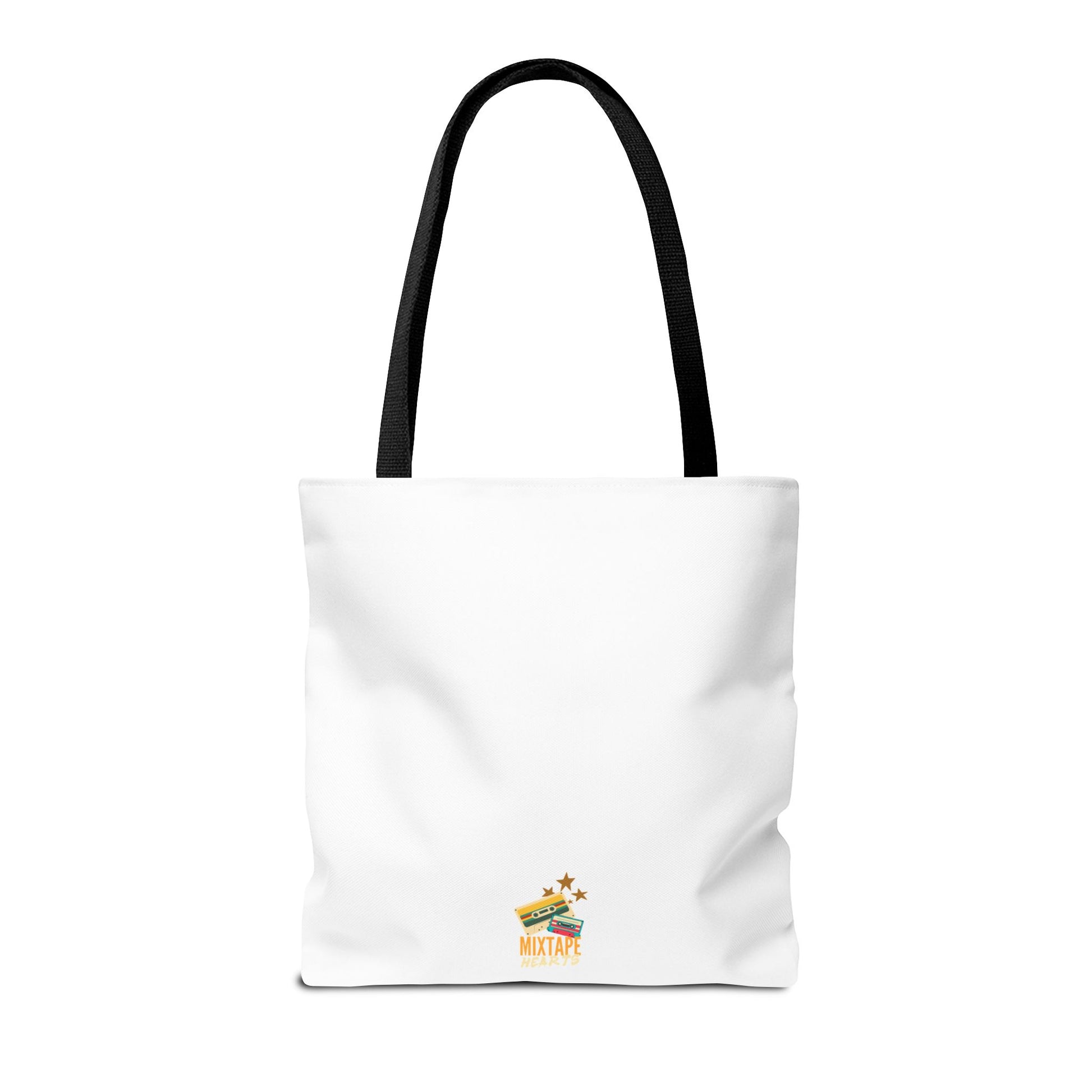 "Addicted to You" – Emotional Baggage Carry-All Tote | Pop Art Style, Gift for Music Lovers, Stylish Canvas Bag for Shopping, Fun Everyday Use, Unique [...] - Mixtape Hearts