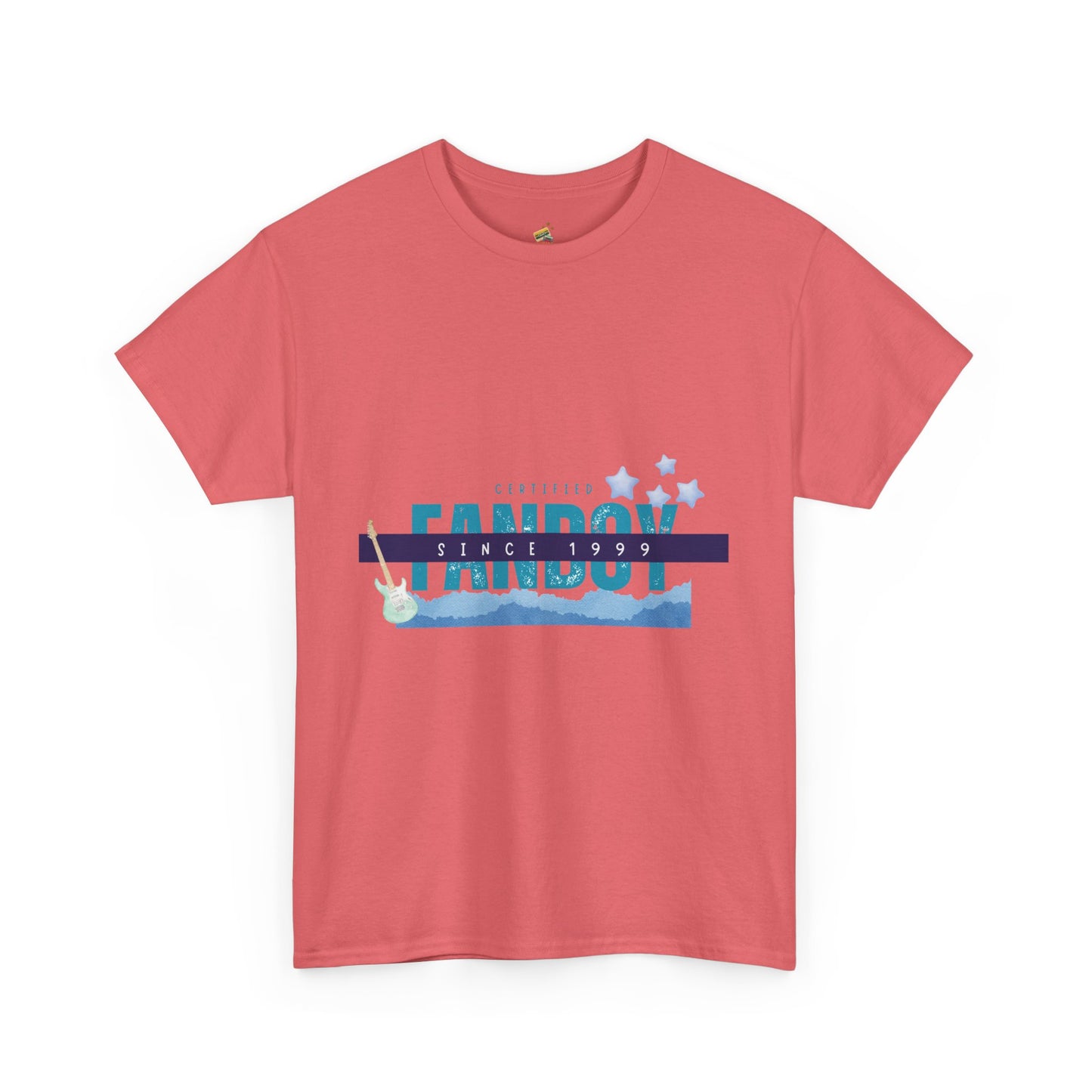 Certified Fanboy Since 1999 – Retro Pop Music Tee, Casual Tee, Graphic T-Shirt, Gift for Fans, Summer Wear, Everyday Comfort - Mixtape Hearts