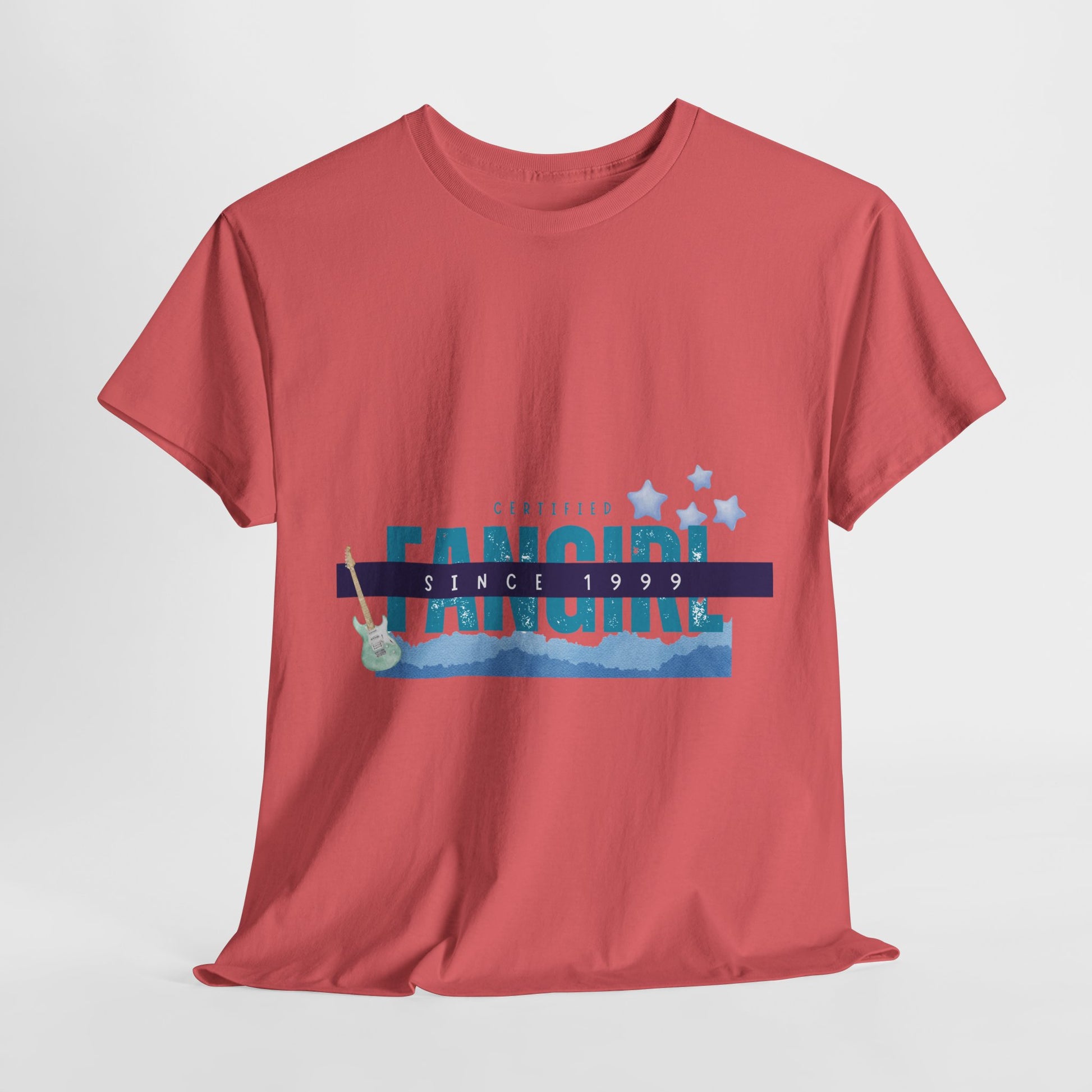 Certified Fangirl Since 1999 – Retro Pop Music Tee, Casual Tee, Graphic T-Shirt, Gift for Fans, Summer Wear, Everyday Comfort - Mixtape Hearts