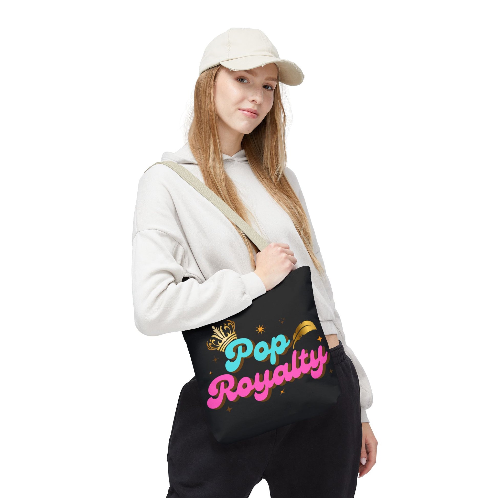 Pop Royalty – Nostalgic Music Tote - Mixtape Hearts