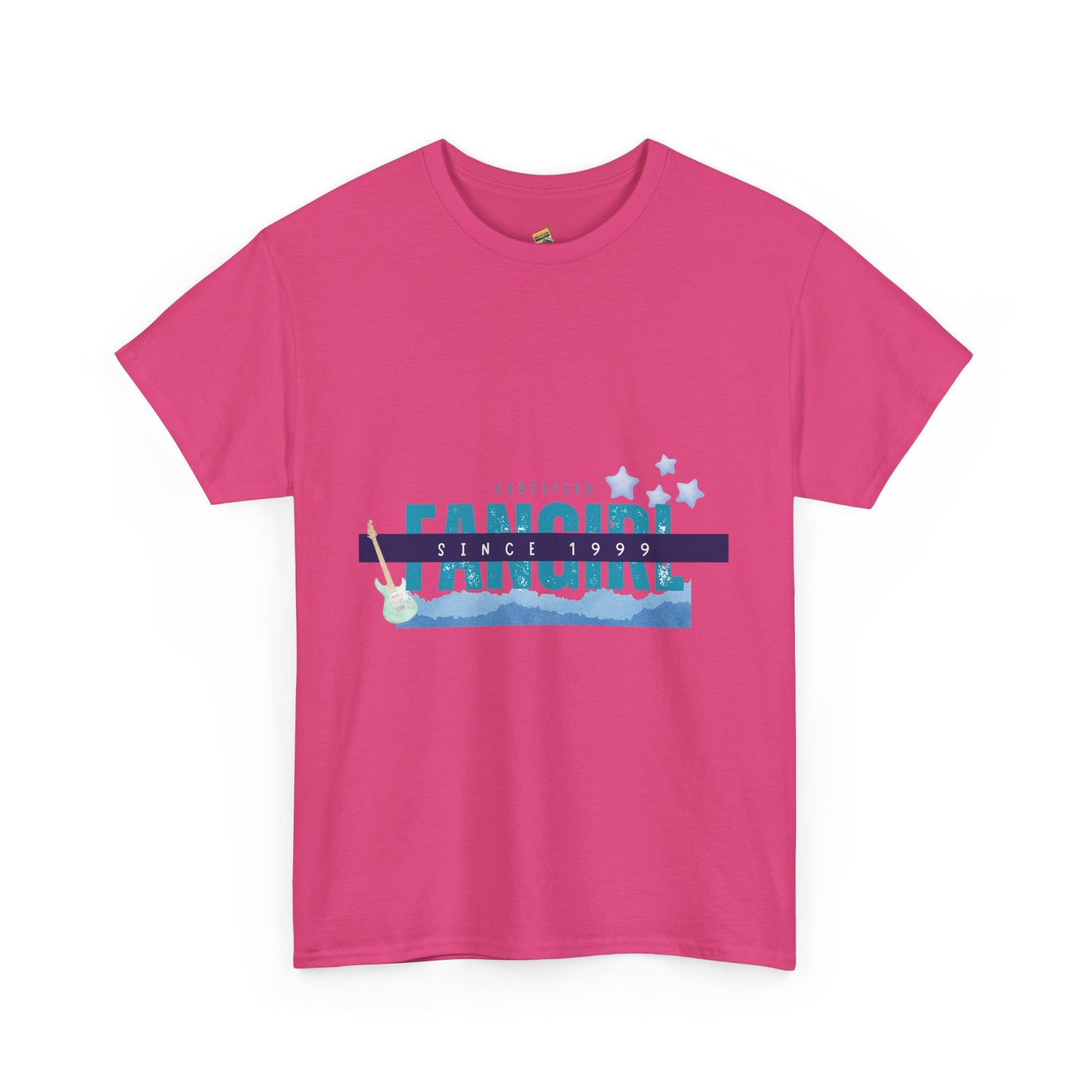 Certified Fangirl Since 1999 – Retro Pop Music Tee, Casual Tee, Graphic T-Shirt, Gift for Fans, Summer Wear, Everyday Comfort - Mixtape Hearts