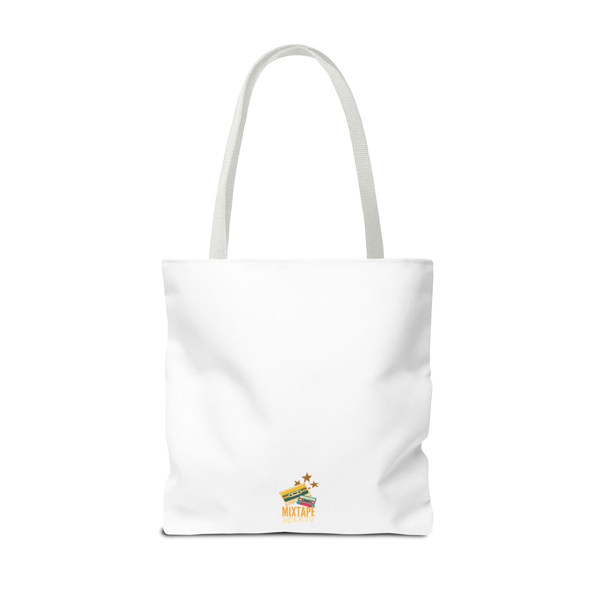 "Addicted to You" – Emotional Baggage Carry-All Tote | Pop Art Style, Gift for Music Lovers, Stylish Canvas Bag for Shopping, Fun Everyday Use, Unique [...] - Mixtape Hearts