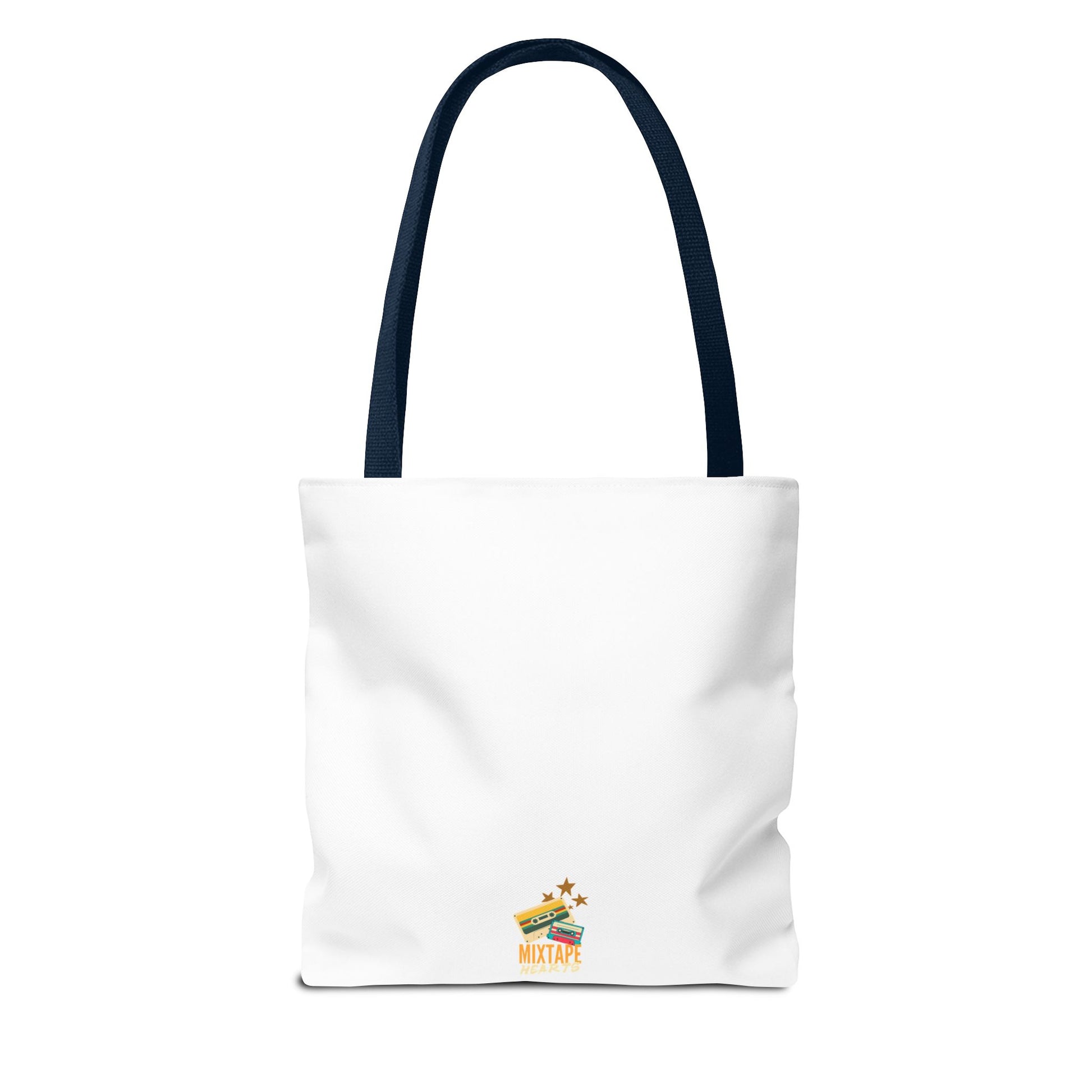 Too Many Posters, Not Enough Wall – Fangirl Era Tote Bag - AOP, Fun and Stylish, Perfect for Music Lovers, Gift for Friends, Everyday Use, Beach Bag, Eco-Friendly - Mixtape Hearts