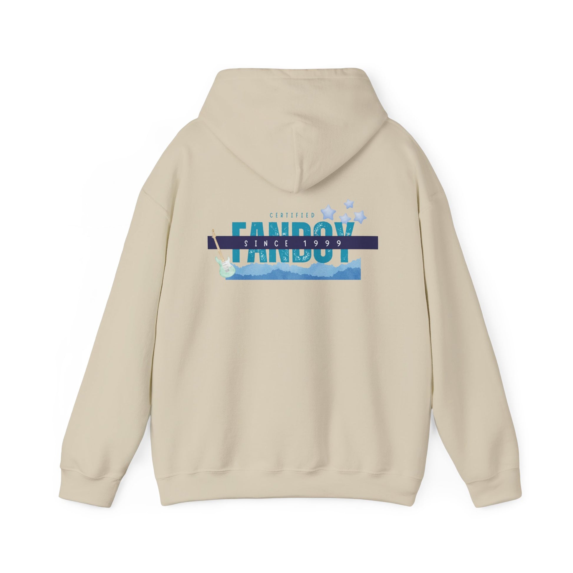 Certified Fanboy Since 1999 – Cozy Throwback Hoodie – Cozy Retro Hoodie – Stylish Streetwear, Cozy Layering Piece, Unique Graphic Hoodie - Mixtape Hearts
