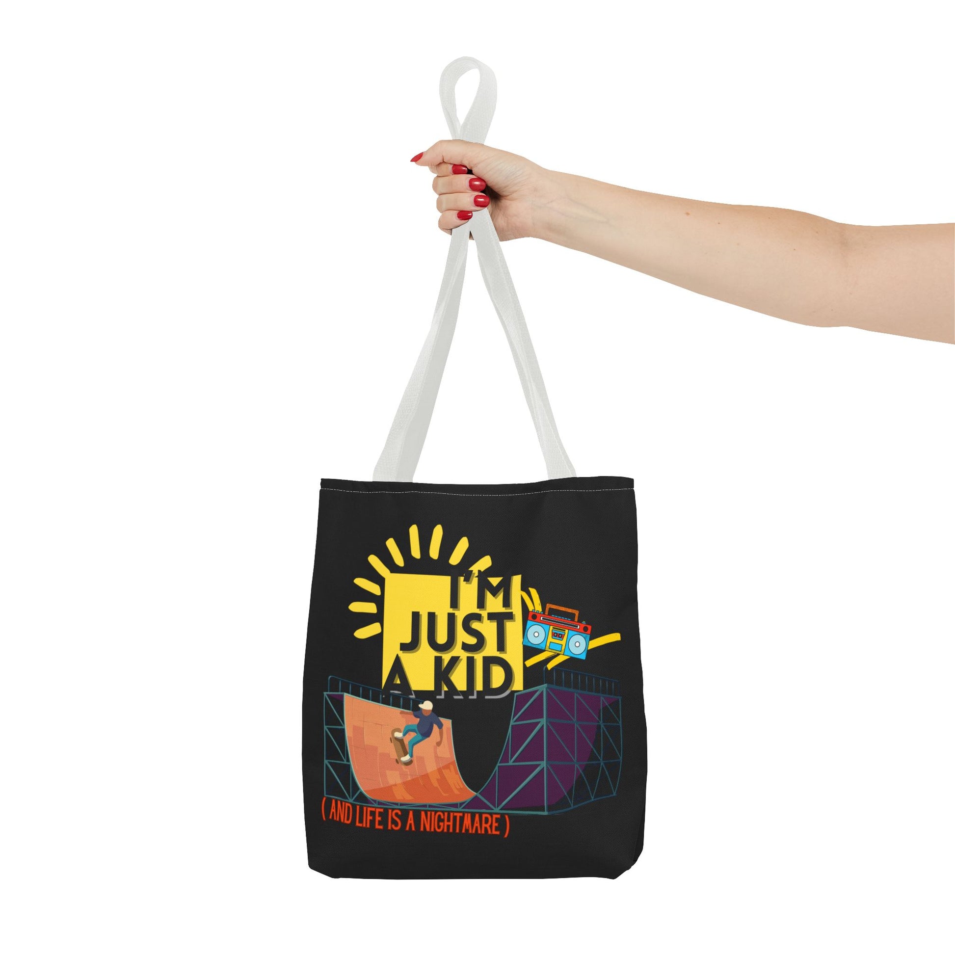 “I’m Just a Kid” Emotional Baggage Tote - Mixtape Hearts