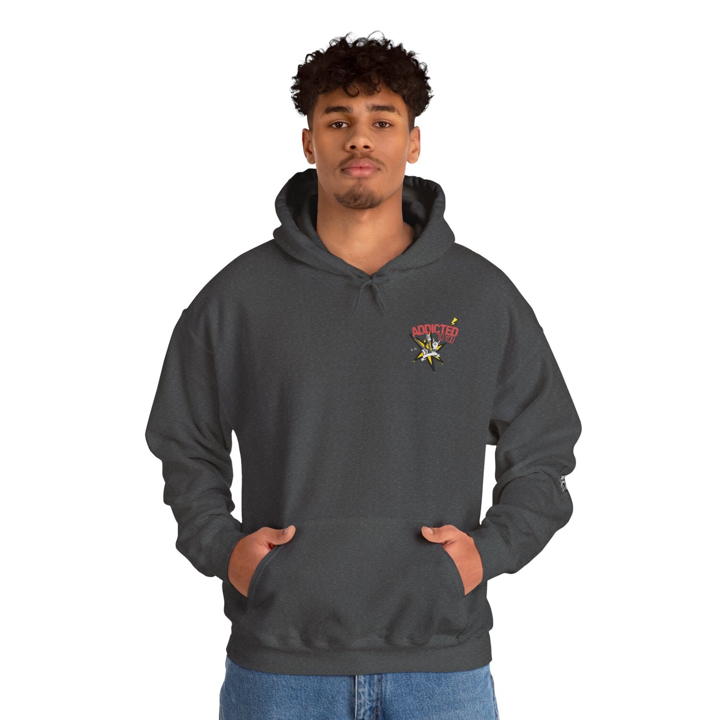 "Addicted to You" – Hoodie for the Lovesick & Lyrical - Addicted to You, Cute Gift for Her, Stylish Streetwear, Cozy Layering Piece, Unique Graphic Hoodie