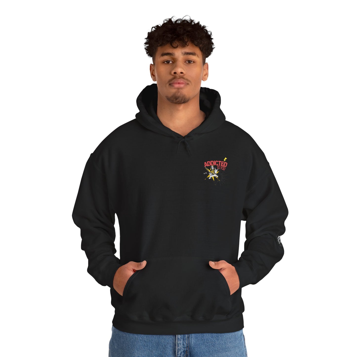"Addicted to You" – Hoodie for the Lovesick & Lyrical - Addicted to You, Cute Gift for Her, Stylish Streetwear, Cozy Layering Piece, Unique Graphic Hoodie