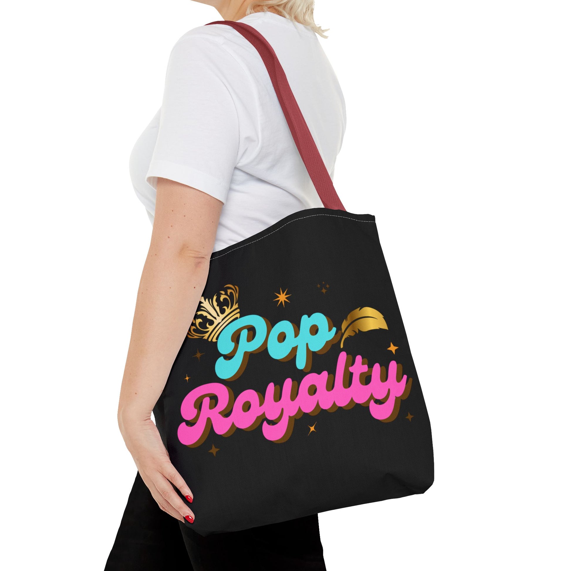 Pop Royalty – Nostalgic Music Tote - Mixtape Hearts