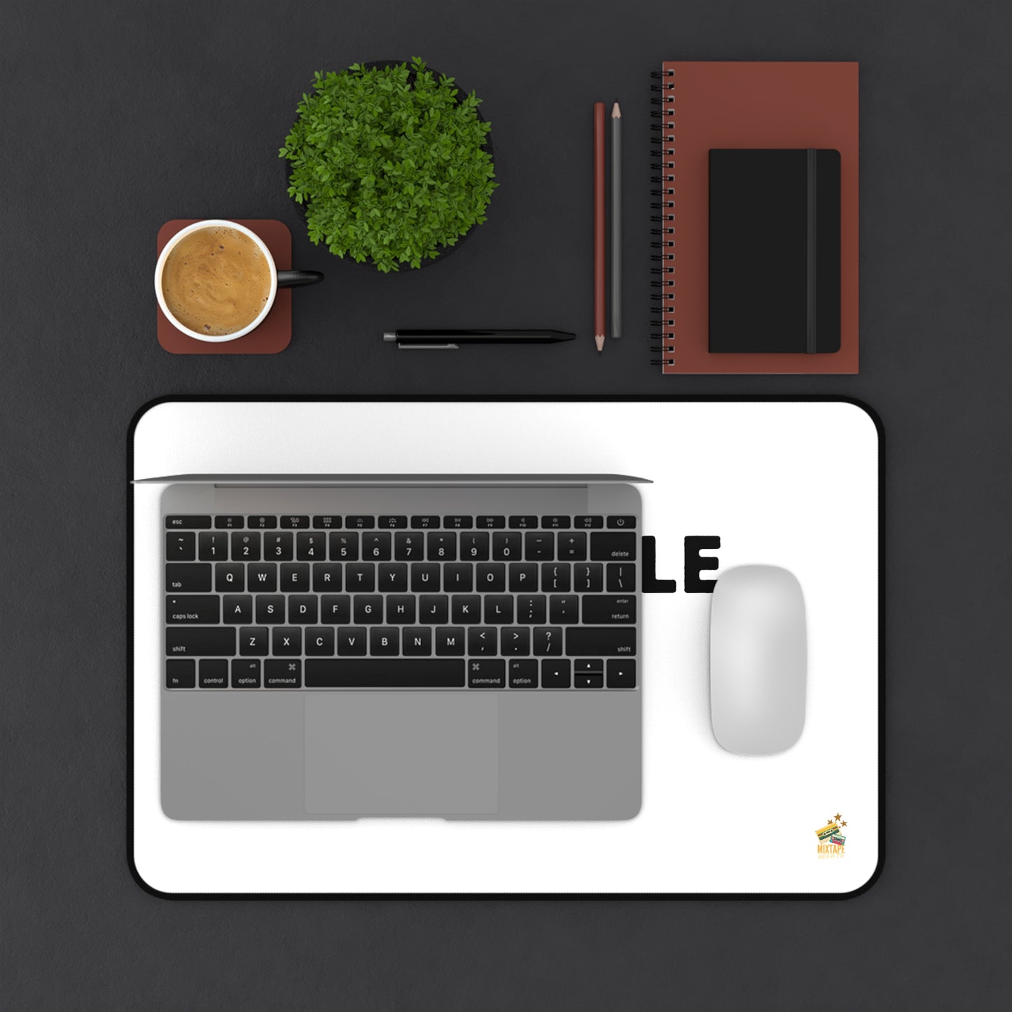 Emo Phase Lifestyle – Desk Mat– Desktop Drama Mat| Music Lover Gift | Home Office Decor | Gamer's Desk Accessories | Music Theme - Mixtape Hearts