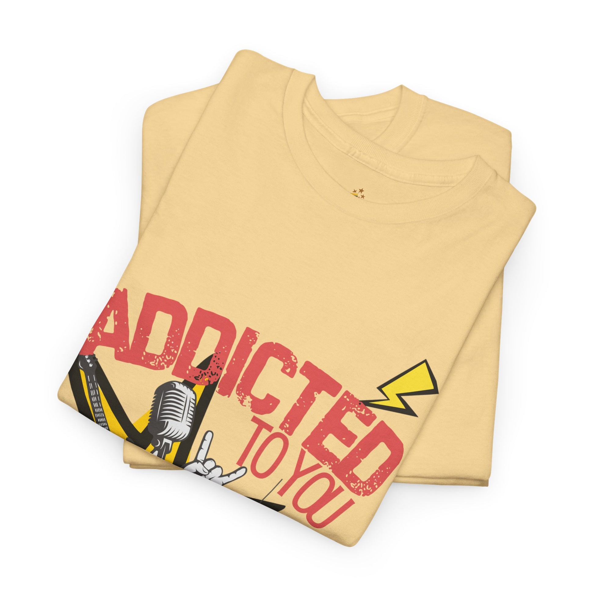 "Addicted to You" – Sad Songs & Soft Cotton Tee | Casual Graphic Tee, Gift for Music Lovers, Trendy Streetwear, Comfortable Everyday Wear, [...] - Mixtape Hearts
