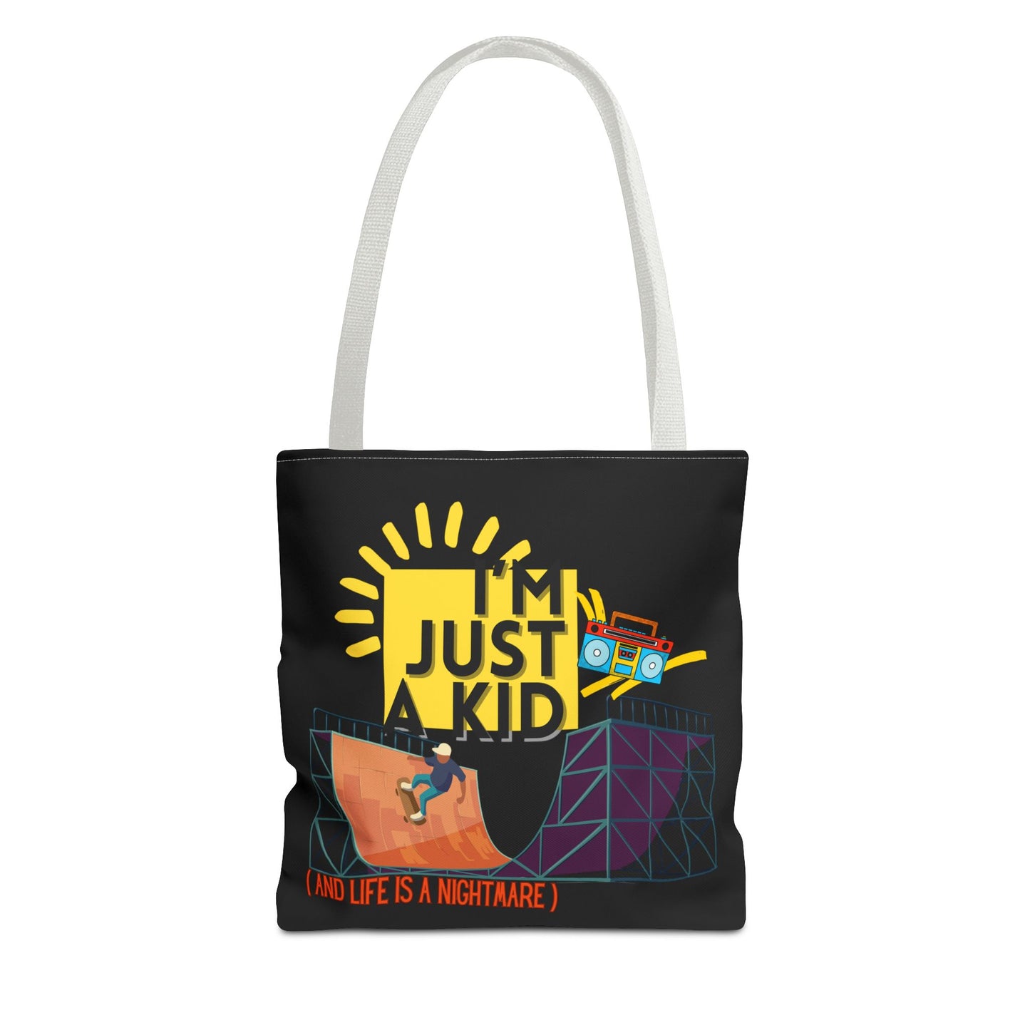 “I’m Just a Kid” Emotional Baggage Tote - Mixtape Hearts