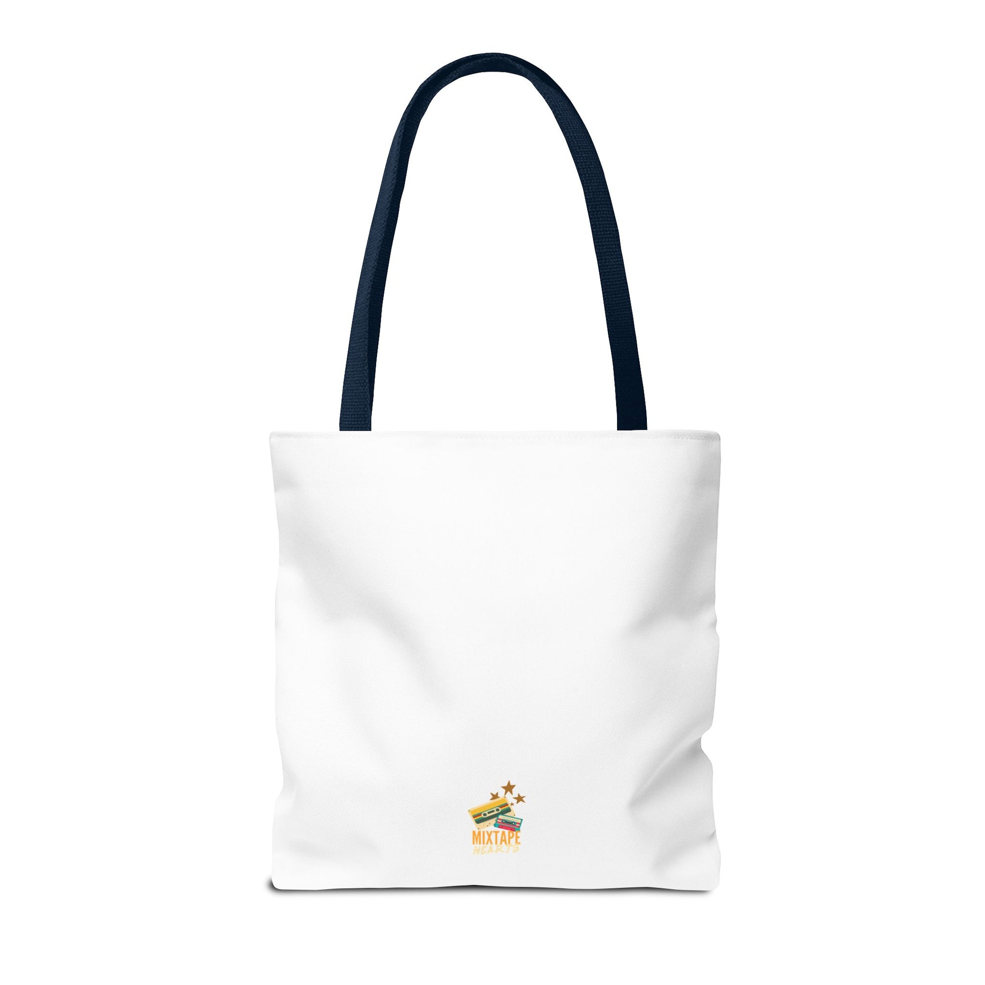 My Playlist Was My Diary – Emotional Era Tote Bag - AOP, Fun and Stylish, Perfect for Music Lovers, Gift for Friends, Everyday Use, Beach Bag, Eco-Friendly - Mixtape Hearts