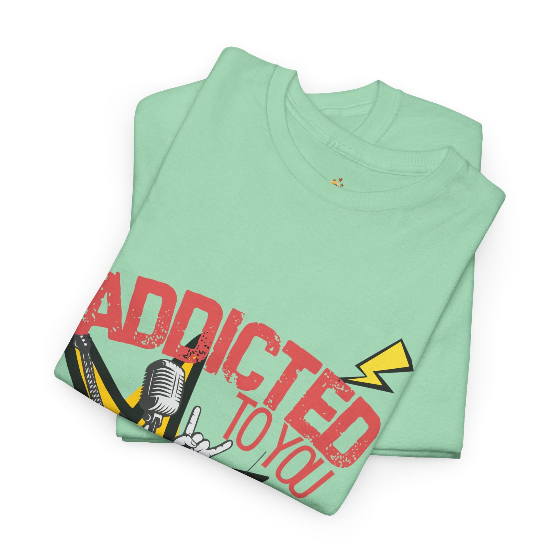 "Addicted to You" – Sad Songs & Soft Cotton Tee | Casual Graphic Tee, Gift for Music Lovers, Trendy Streetwear, Comfortable Everyday Wear, [...] - Mixtape Hearts