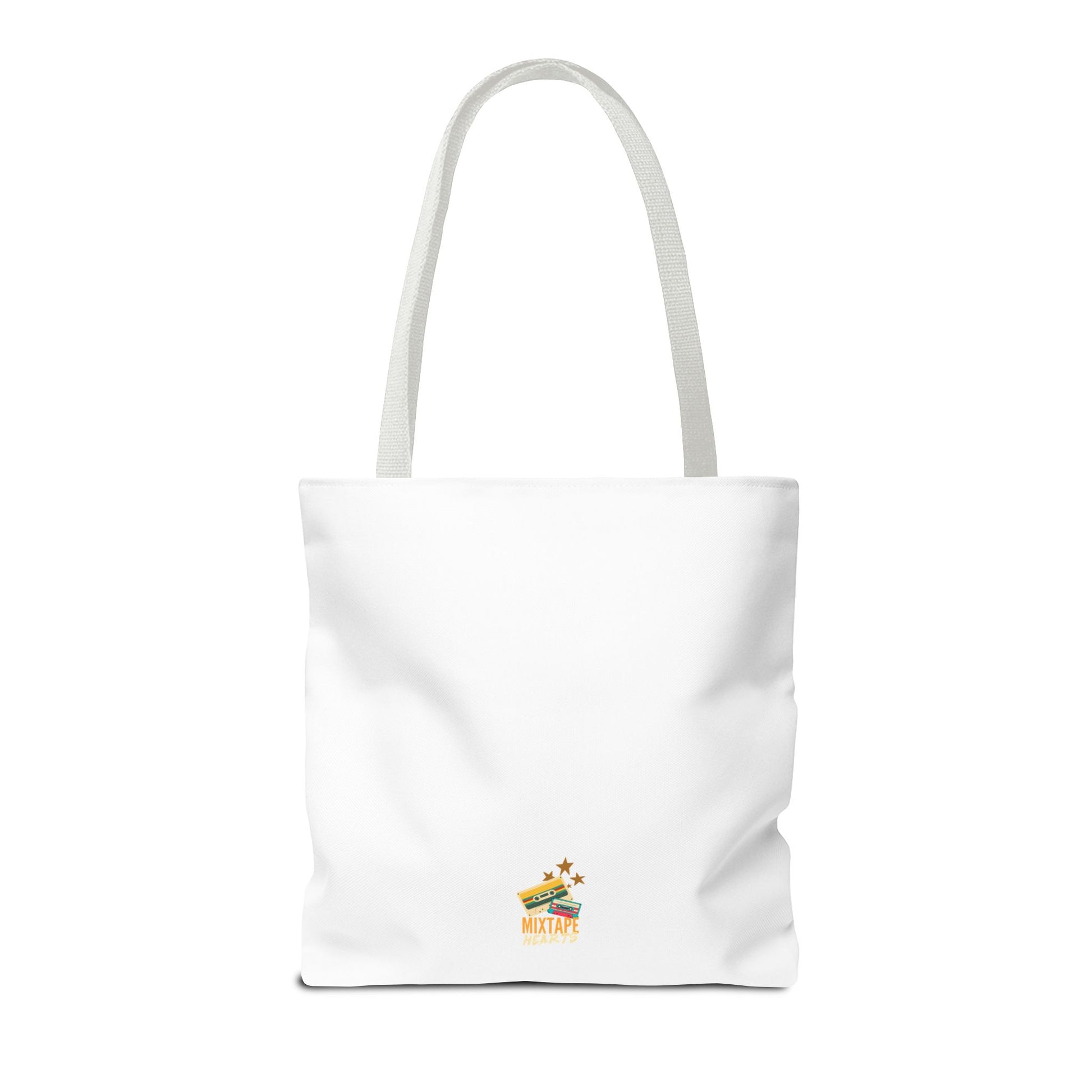 Boybands Raised Me Better Than School – Retro Music Tote, Nostalgic Music Tote, Cute Tote, Gift for Fangirls, Fan Merchandise, Artsy Bag, AOP Design - Mixtape Hearts