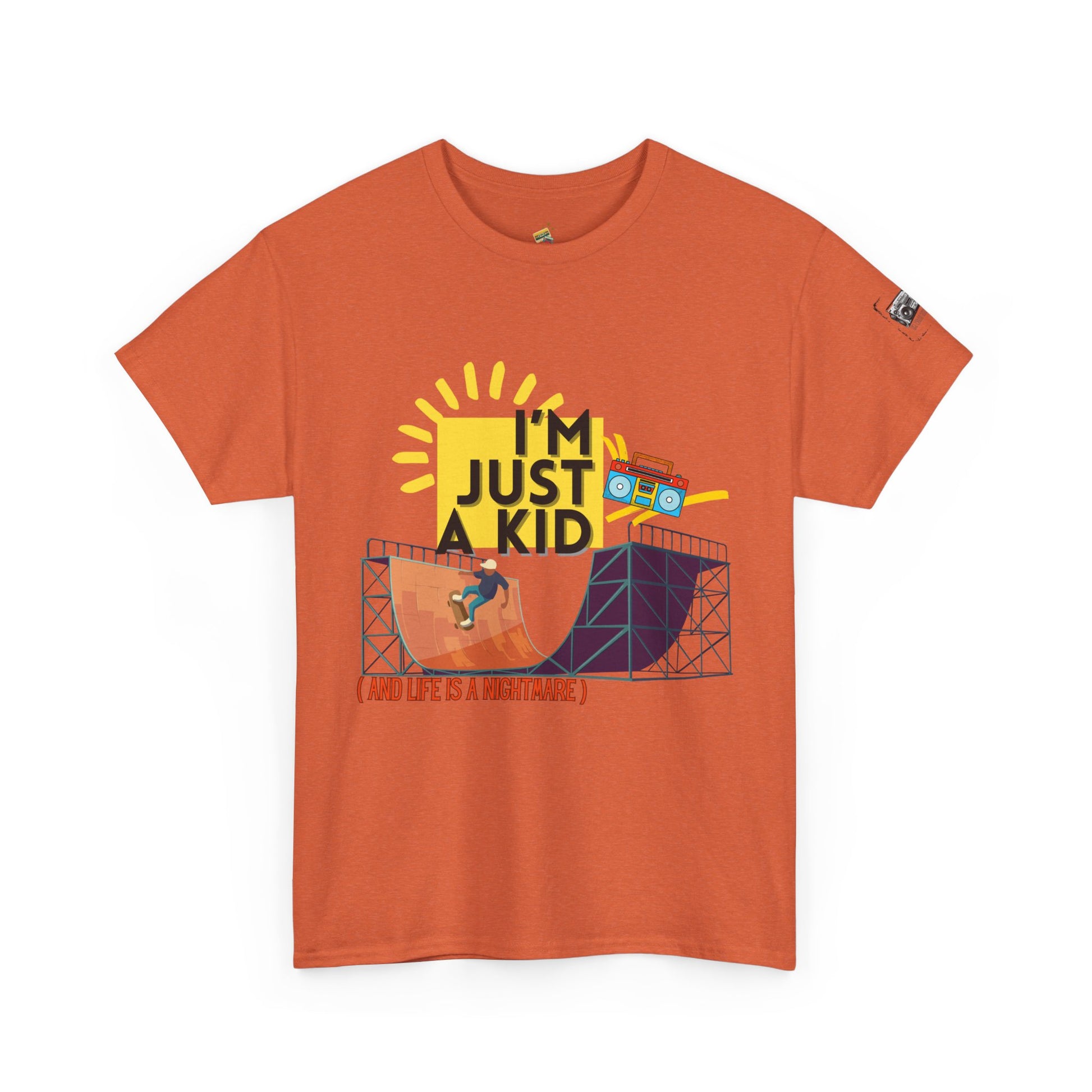 “I’m Just a Kid” – 90s Pop Punk Throwback Tee - Perfect for Concerts, Parties, Casual Wear, Outdoor Activities, Gifts - Mixtape Hearts