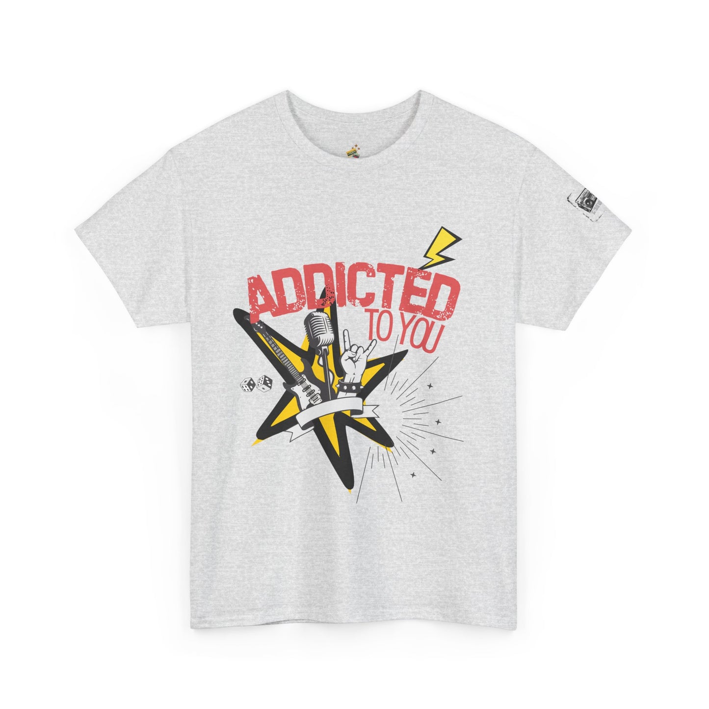 "Addicted to You" – Sad Songs & Soft Cotton Tee | Casual Graphic Tee, Gift for Music Lovers, Trendy Streetwear, Comfortable Everyday Wear, [...] - Mixtape Hearts