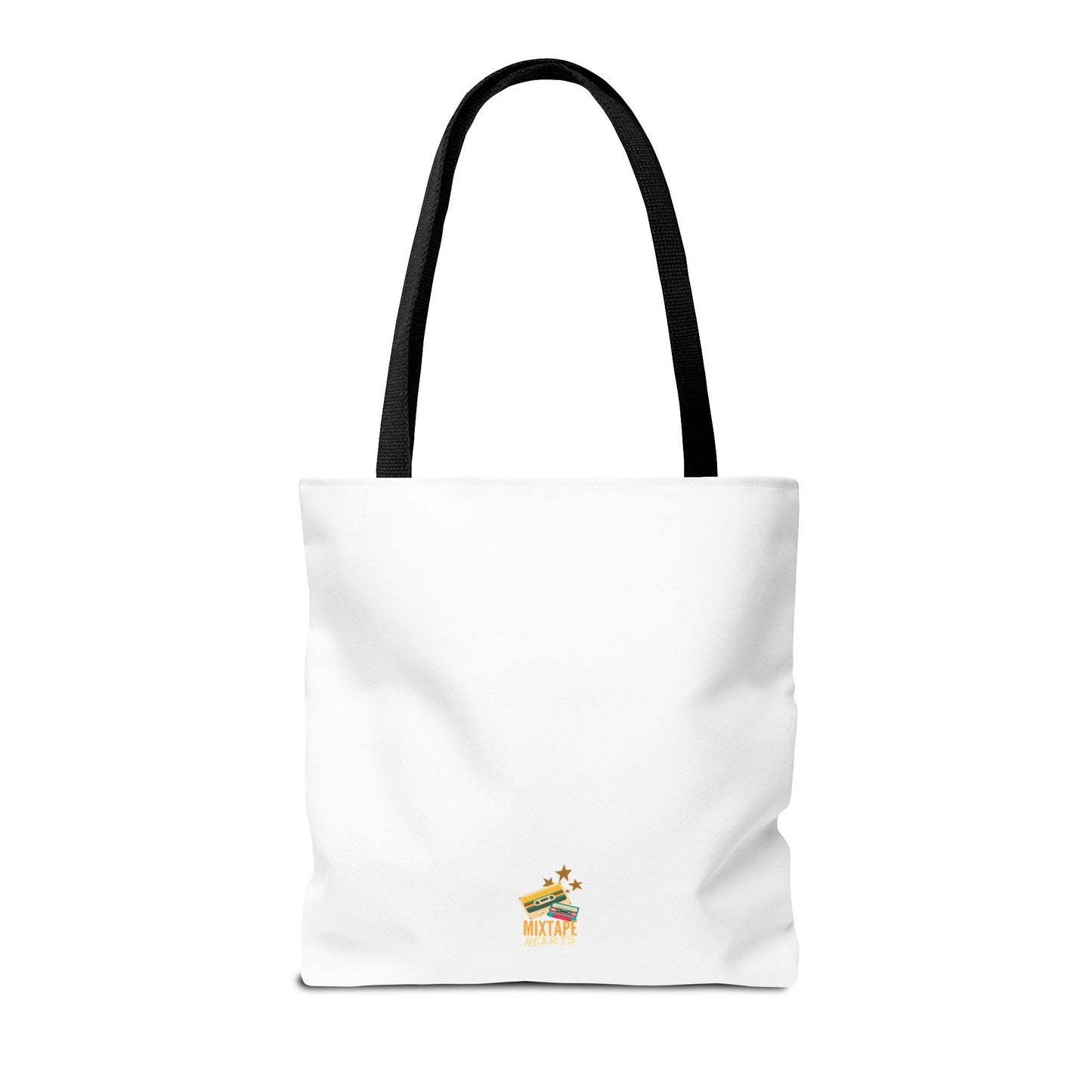 My Playlist Was My Diary – Emotional Era Tote Bag - AOP, Fun and Stylish, Perfect for Music Lovers, Gift for Friends, Everyday Use, Beach Bag, Eco-Friendly - Mixtape Hearts