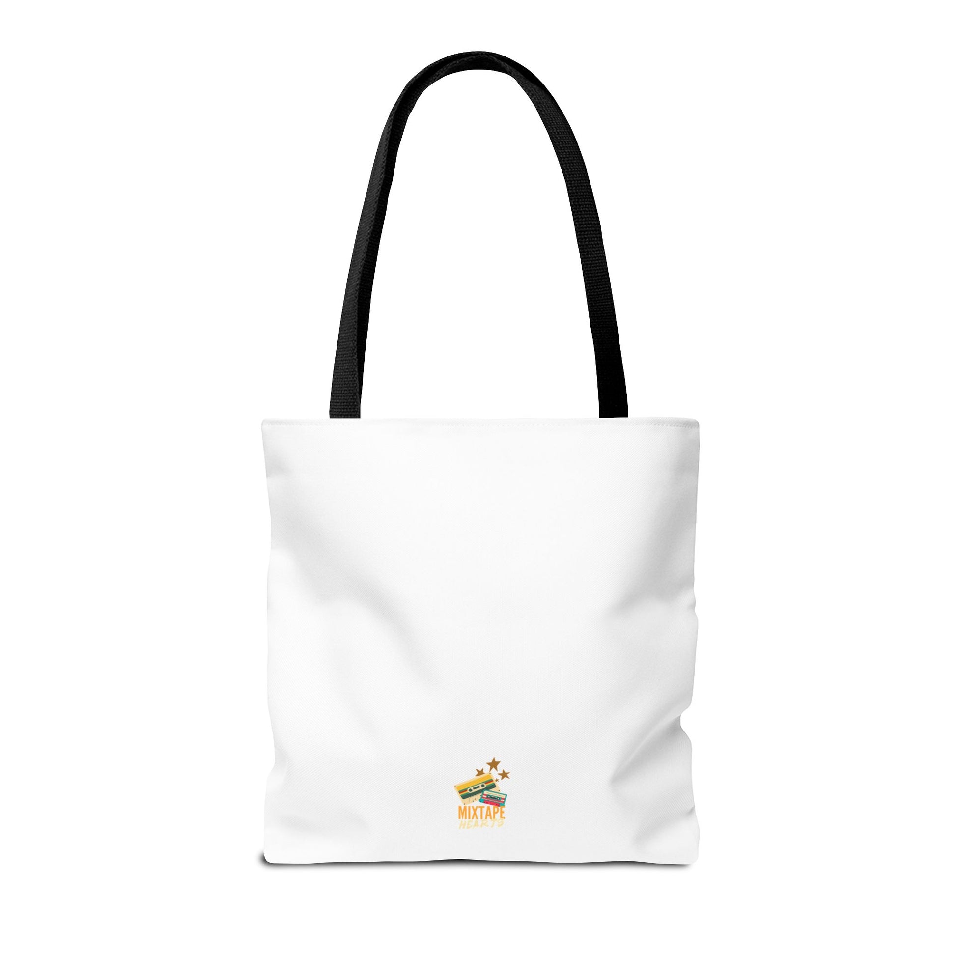My Playlist Was My Diary – Emotional Era Tote Bag - AOP, Fun and Stylish, Perfect for Music Lovers, Gift for Friends, Everyday Use, Beach Bag, Eco-Friendly - Mixtape Hearts