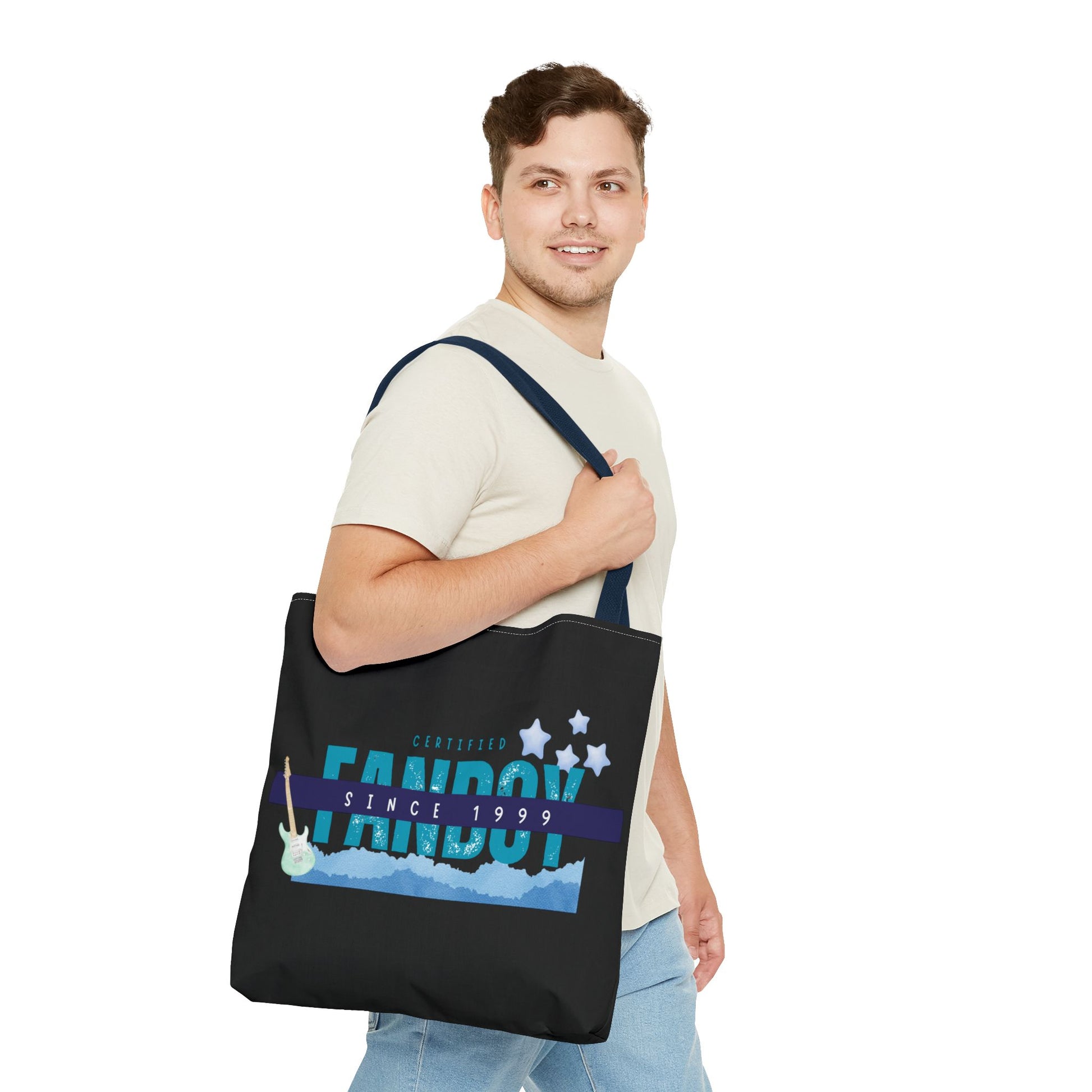 Certified Fanboy Since 1999 – Pop Music Tote Bag – Nostalgic Music Tote - Mixtape Hearts