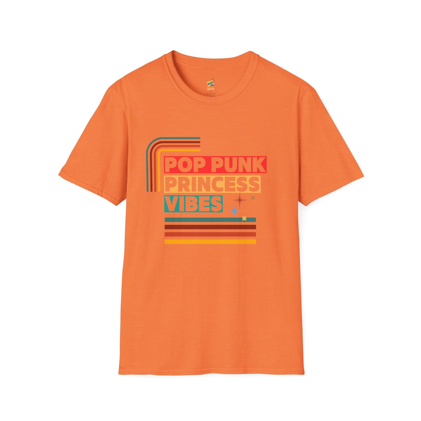 Pop Punk Princess Vibes – Graphic Tee for Alt Girls– Emotional Nostalgia T-Shirt – 90s Nostalgia Unisex Tee| Gift for Walkman Fans, Vintage Style Tee, Casual Wear, Concert Outfit, Unisex Apparel - Mixtape Hearts