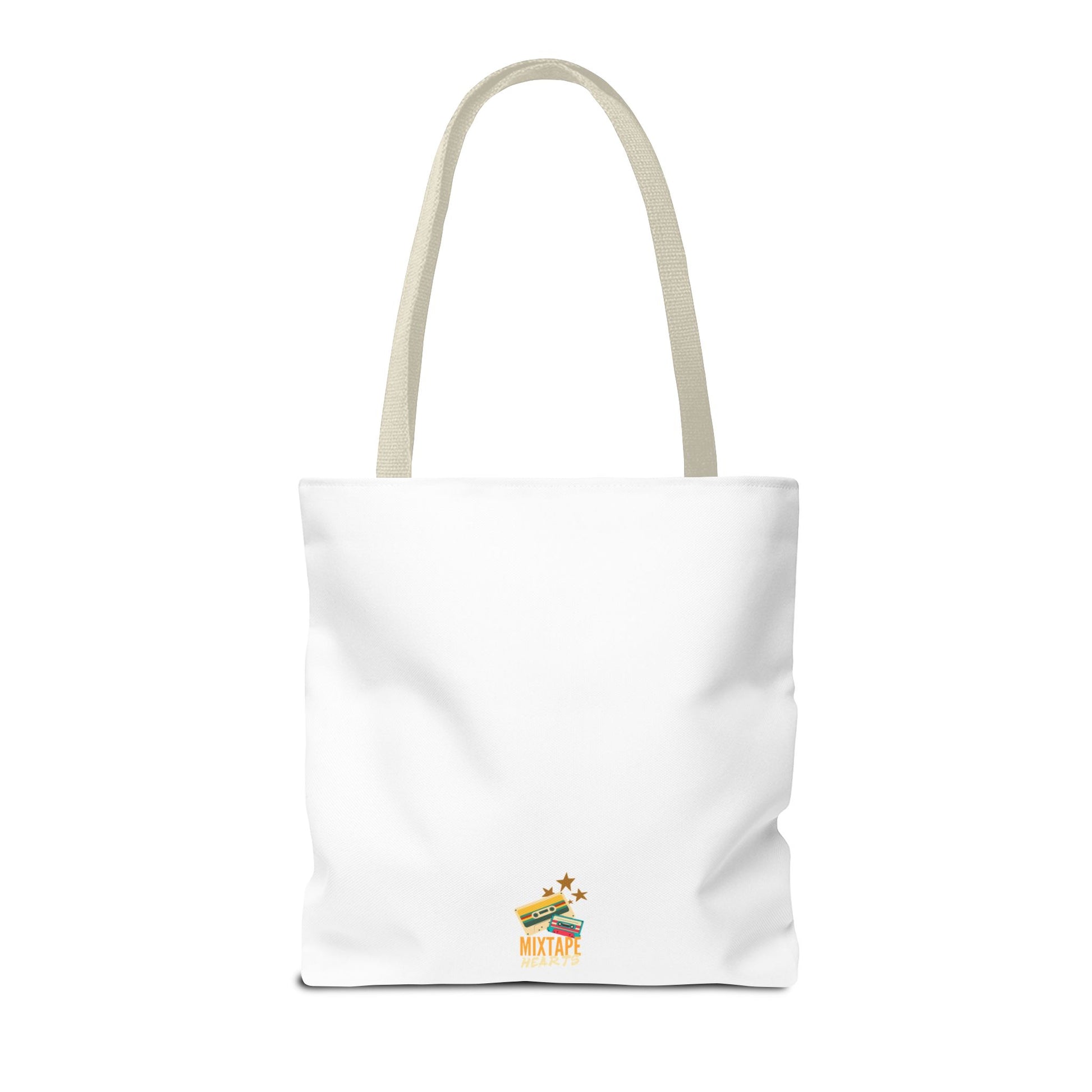 "Addicted to You" – Emotional Baggage Carry-All Tote | Pop Art Style, Gift for Music Lovers, Stylish Canvas Bag for Shopping, Fun Everyday Use, Unique [...] - Mixtape Hearts