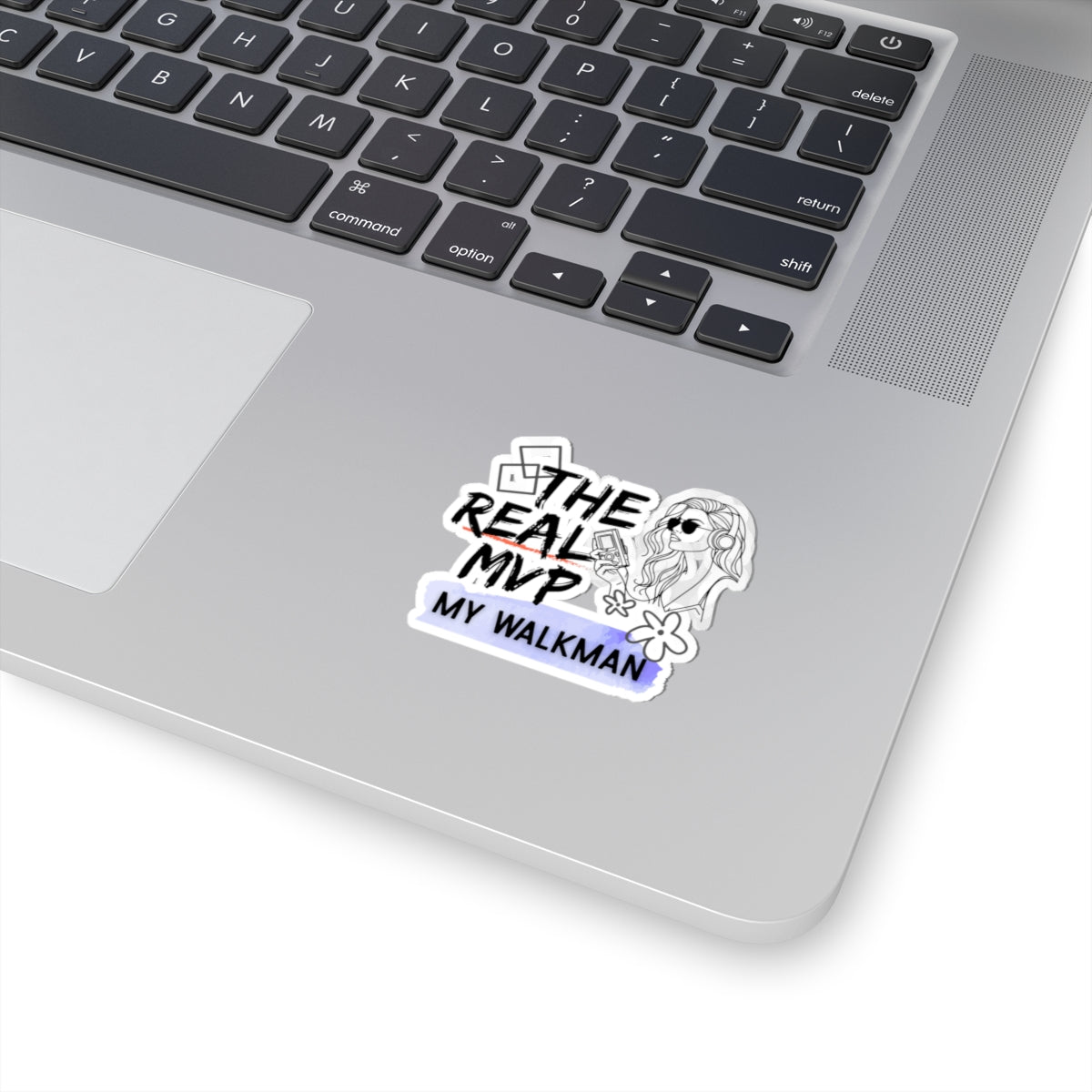The Real MVP: My Walkman – Retro 90s Music Sticker, Retro Music Stickers, Laptop Decor, Gift for Music Lovers, Trendy Stickers, Fun Gift Ideas - Mixtape Hearts