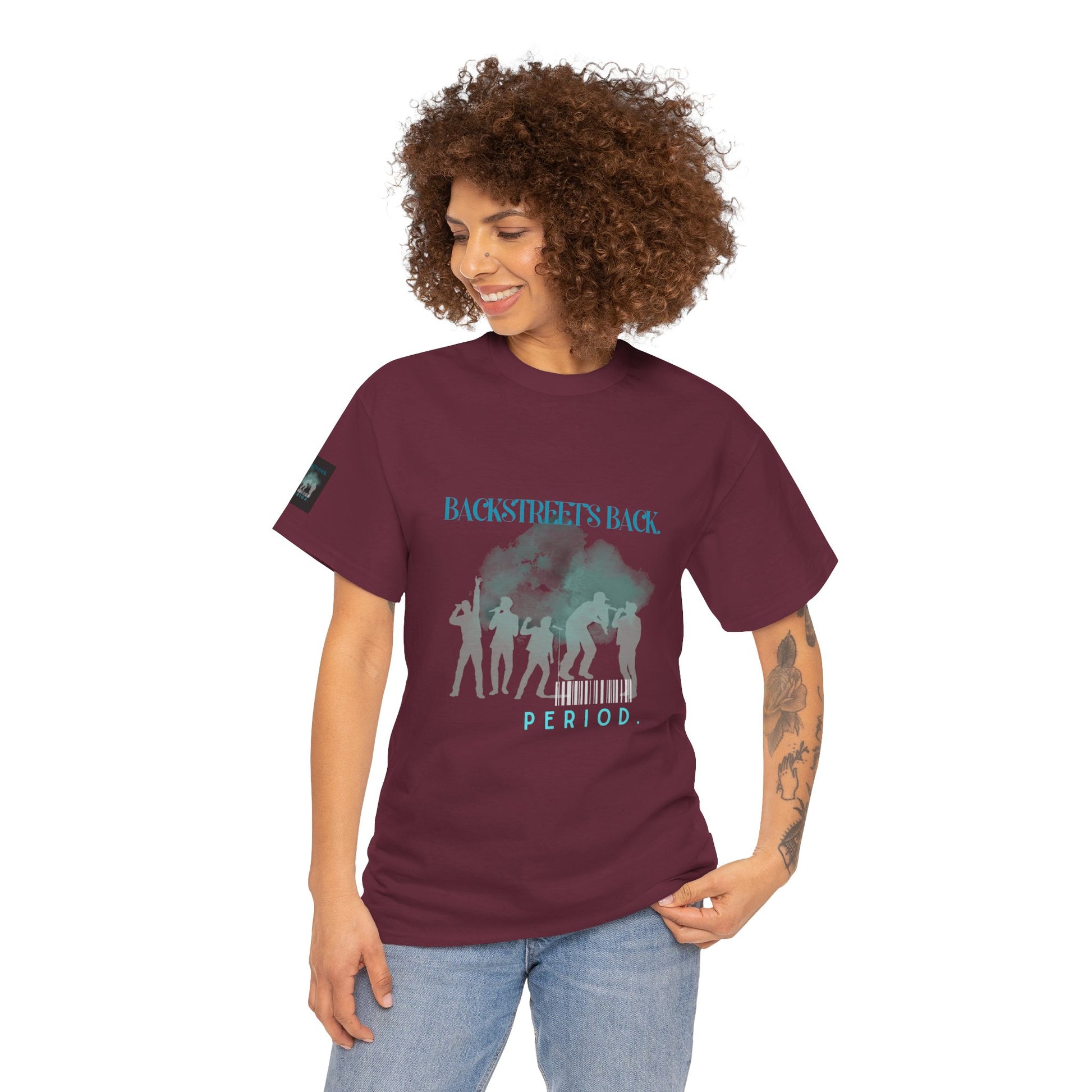 90s Pop Nostalgia Unisex Tee - Backstreet's Back Design - Mixtape Hearts