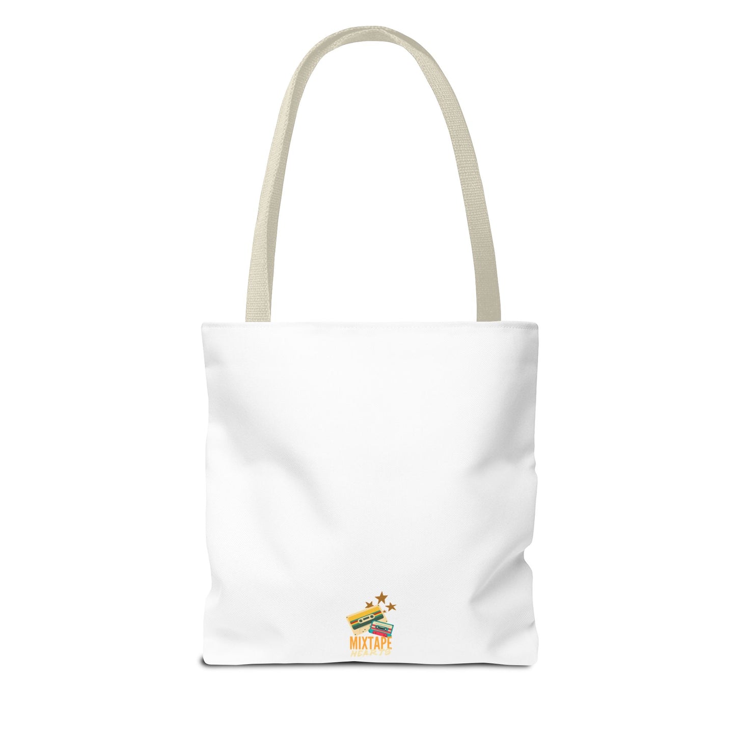 Too Many Posters, Not Enough Wall – Fangirl Era Tote Bag - AOP, Fun and Stylish, Perfect for Music Lovers, Gift for Friends, Everyday Use, Beach Bag, Eco-Friendly - Mixtape Hearts
