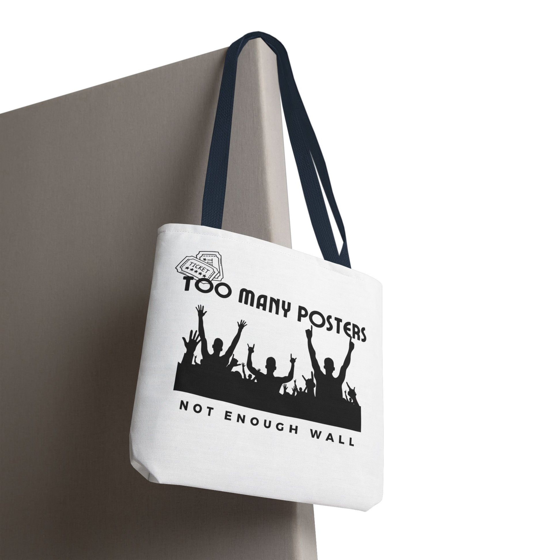 Too Many Posters, Not Enough Wall – Fangirl Era Tote Bag - AOP, Fun and Stylish, Perfect for Music Lovers, Gift for Friends, Everyday Use, Beach Bag, Eco-Friendly - Mixtape Hearts