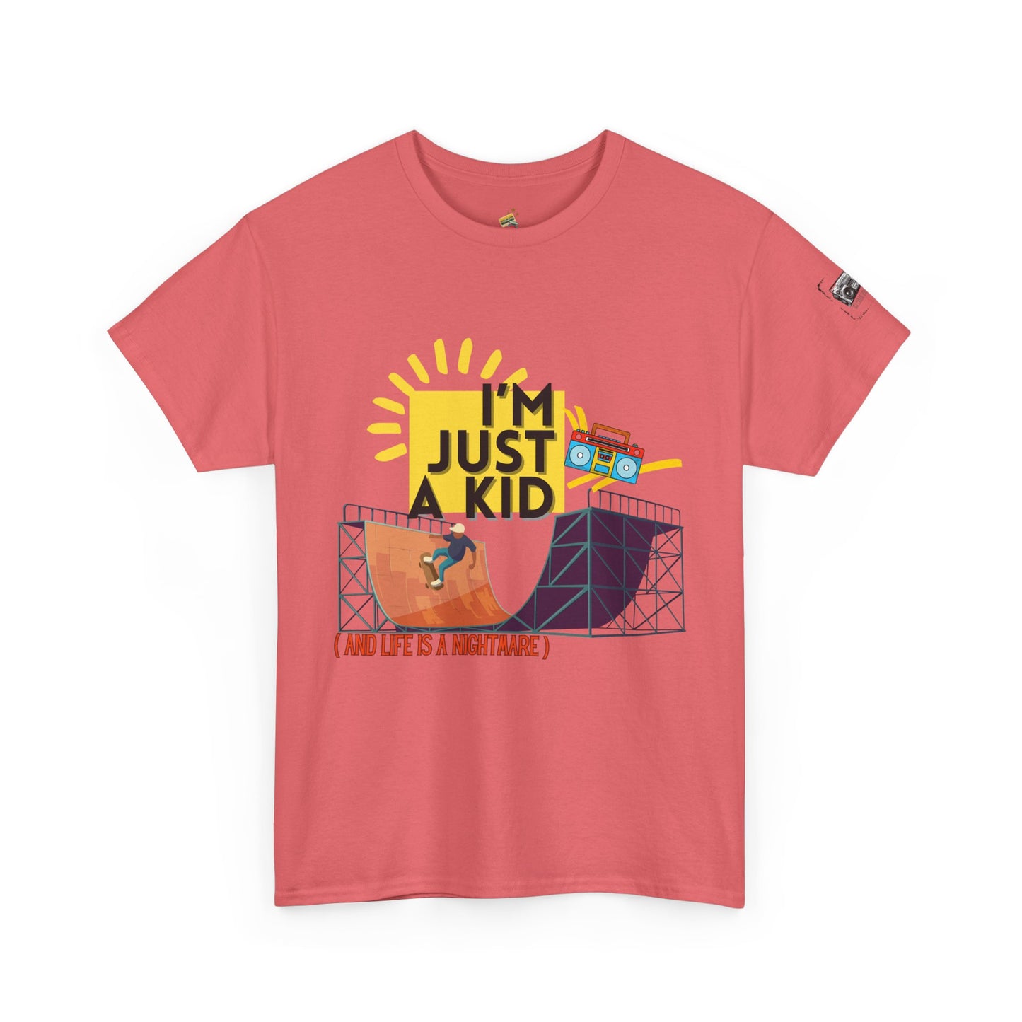 “I’m Just a Kid” – 90s Pop Punk Throwback Tee - Perfect for Concerts, Parties, Casual Wear, Outdoor Activities, Gifts - Mixtape Hearts