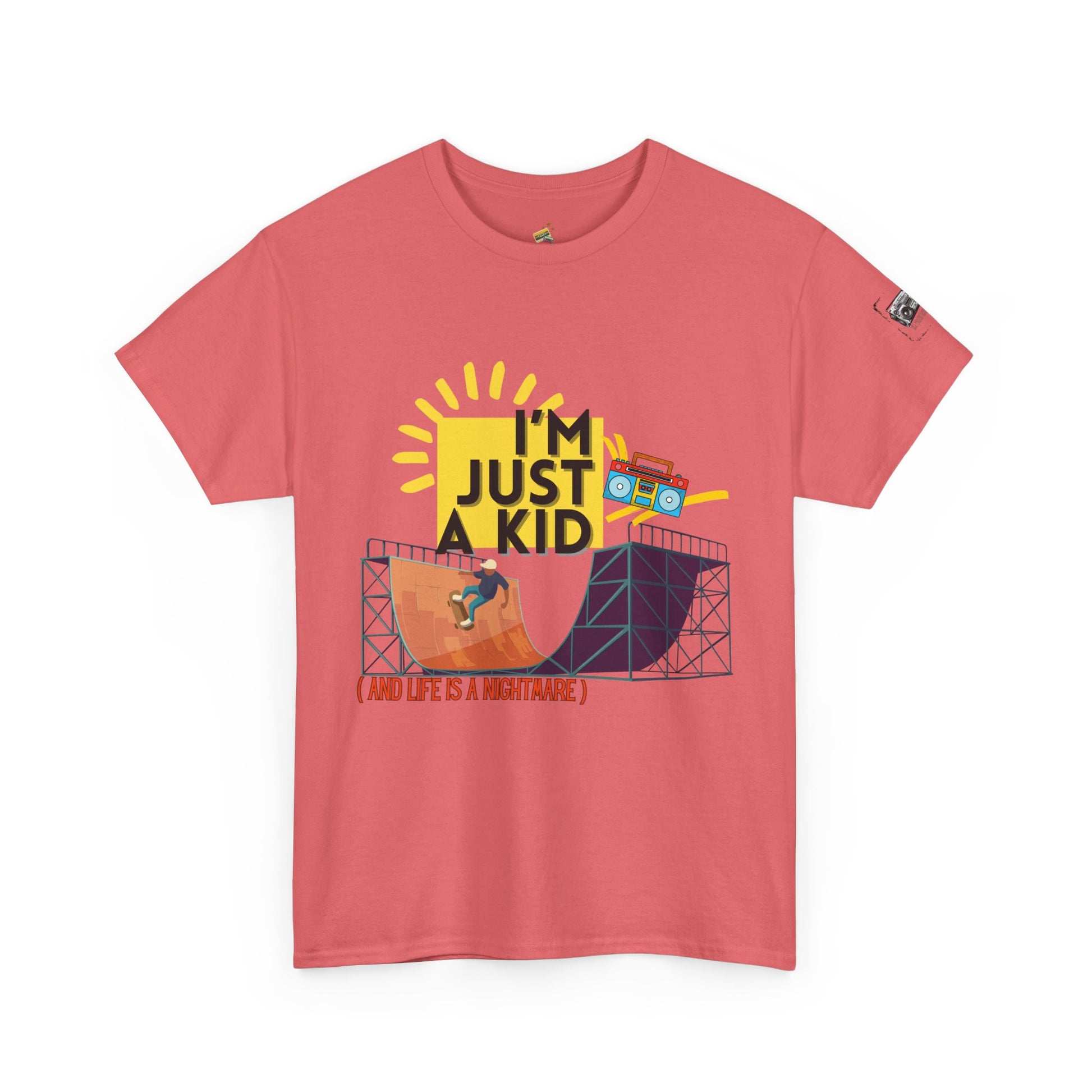 “I’m Just a Kid” – 90s Pop Punk Throwback Tee - Perfect for Concerts, Parties, Casual Wear, Outdoor Activities, Gifts - Mixtape Hearts